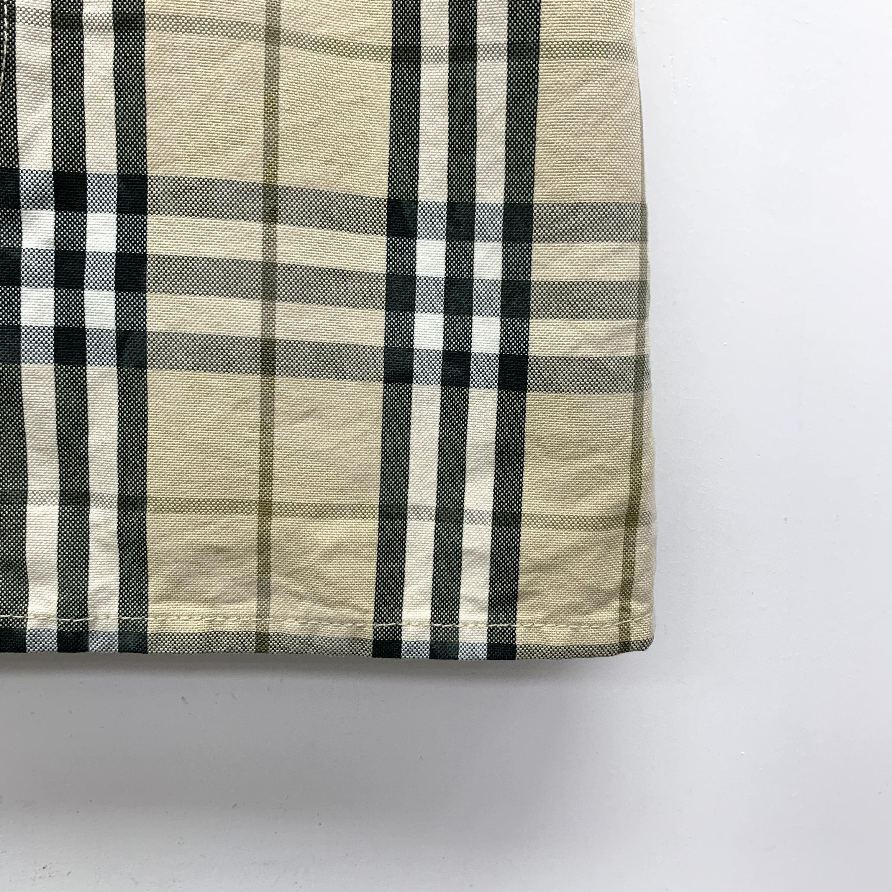 Burberry Burberry Check Cotton Skirt Khaki (Size M) Size 27" / US 4 / IT 40 - 3 Thumbnail