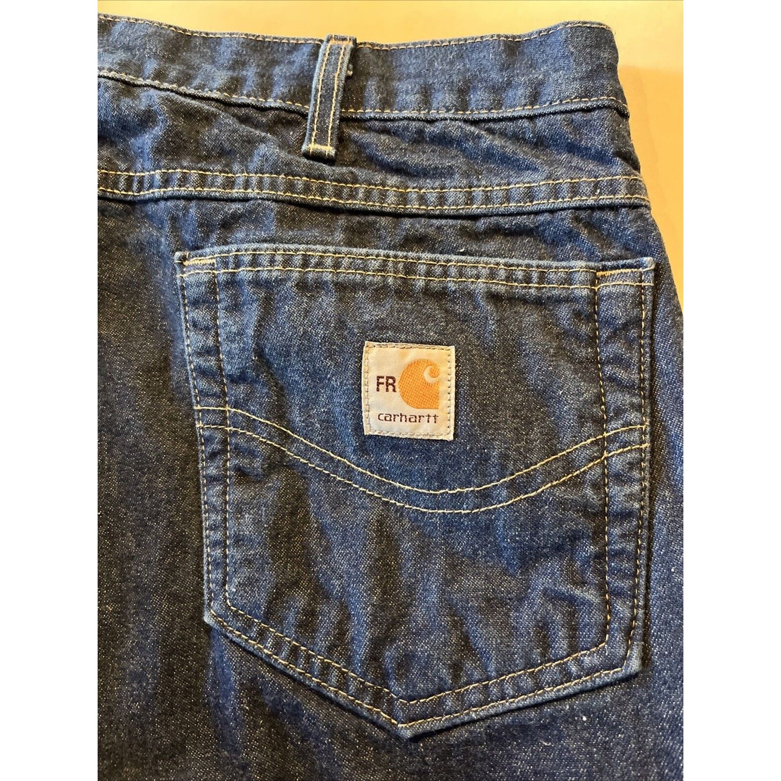 Carhartt Carhartt Flame Resistant Jeans Mens 40x34 Relaxed Denim Blue Size US 40 / EU 56 - 13 Thumbnail