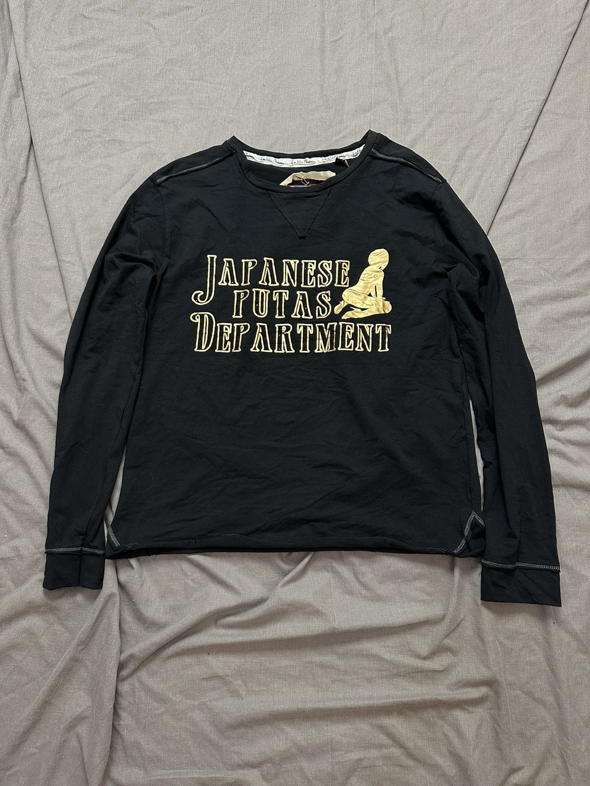 Pre-owned Hysteric Glamour X If Six Was Nine Japanese Putas Department De Puta Marde Le Grande Bleu Style In Black
