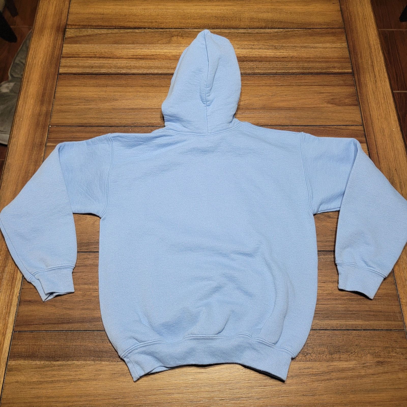 Gildan Wednesday LS Blue Hoodie (Gildan) "I Hate People" - Size XS Size XS / US 0-2 / IT 36-38 - 3 Thumbnail
