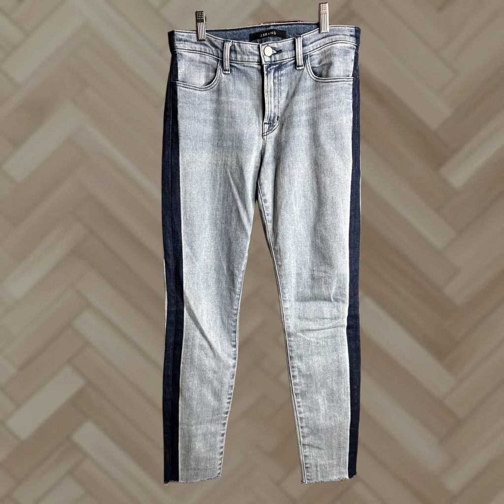 J Brand J Brand Jeans Womens 27 Blue Denim Tribeca Mid Rise Super Skinny Jeans Menus? Size 27" / US 4 / IT 40 - 1 Thumbnail