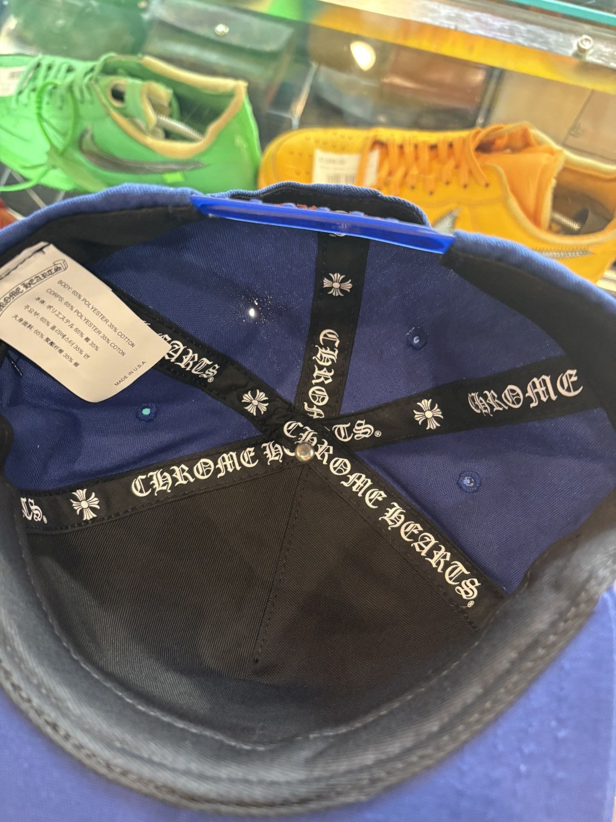 Chrome Hearts Chrome Hearts Blue Hat Size ONE SIZE - 3 Thumbnail