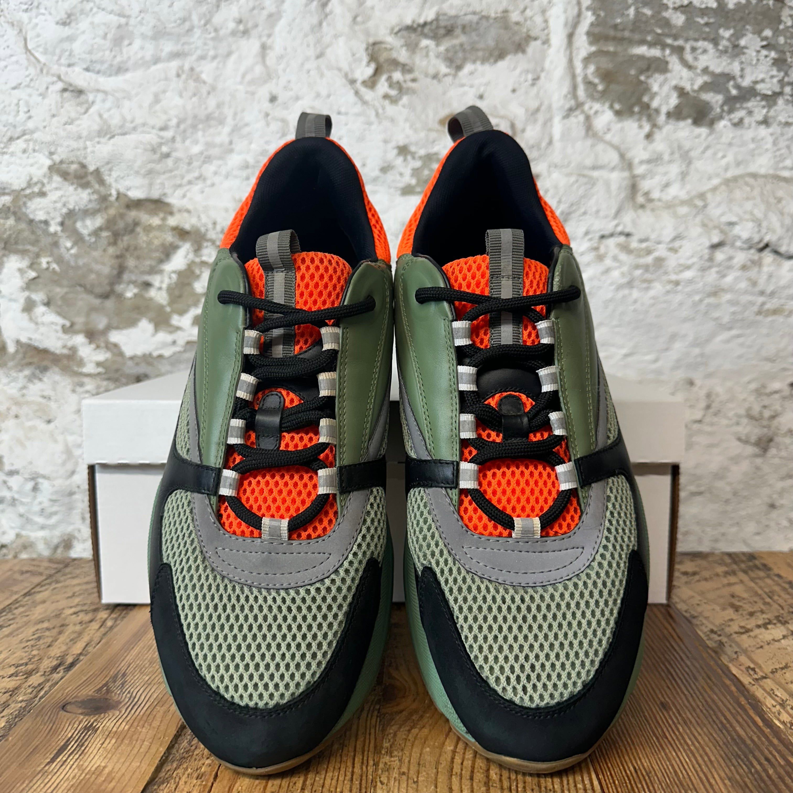 Dior Dior B22 Orange Green Black Sneaker Sz 12 (45) Size US 12 / EU 45 - 3 Thumbnail
