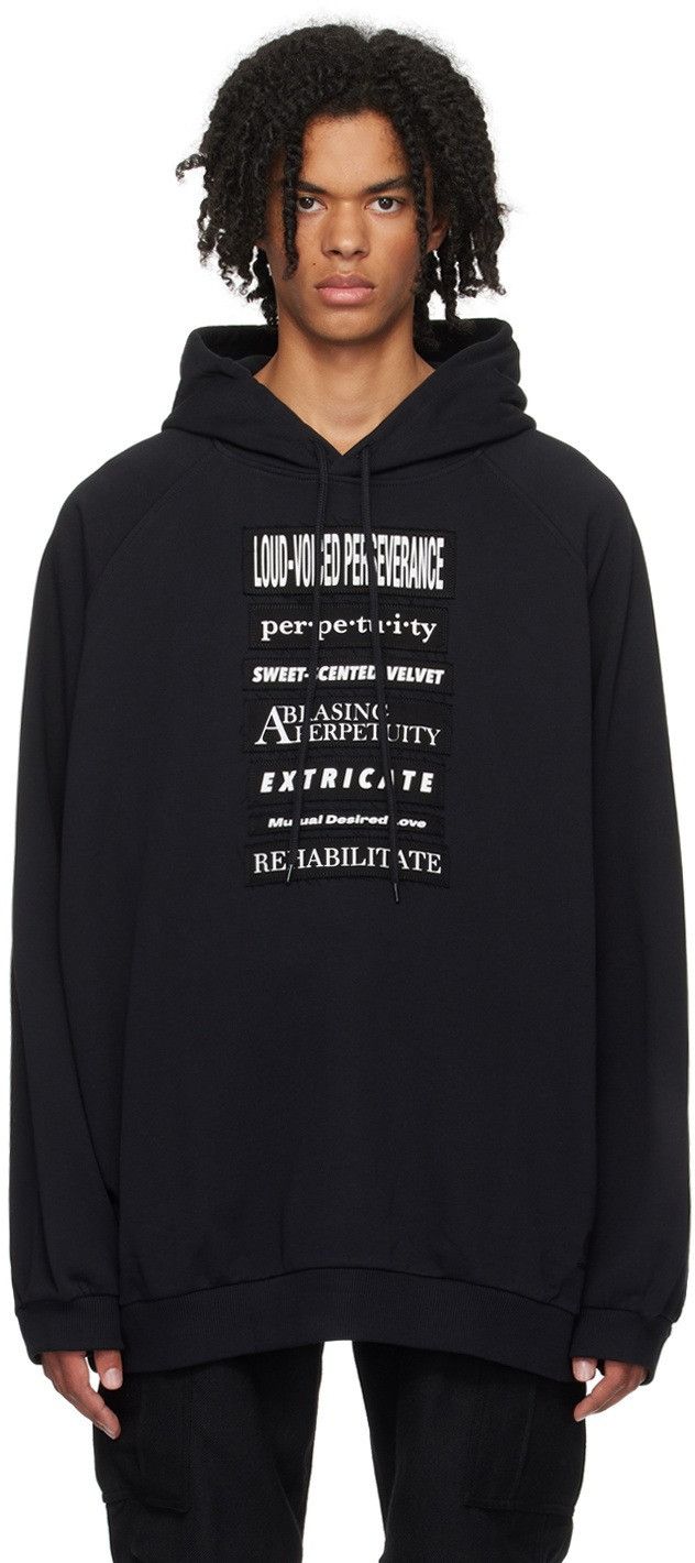 Fred Perry × Raf Simons Printed Patch Hoodie Size US XL / EU 56 / 4 - 8 Thumbnail