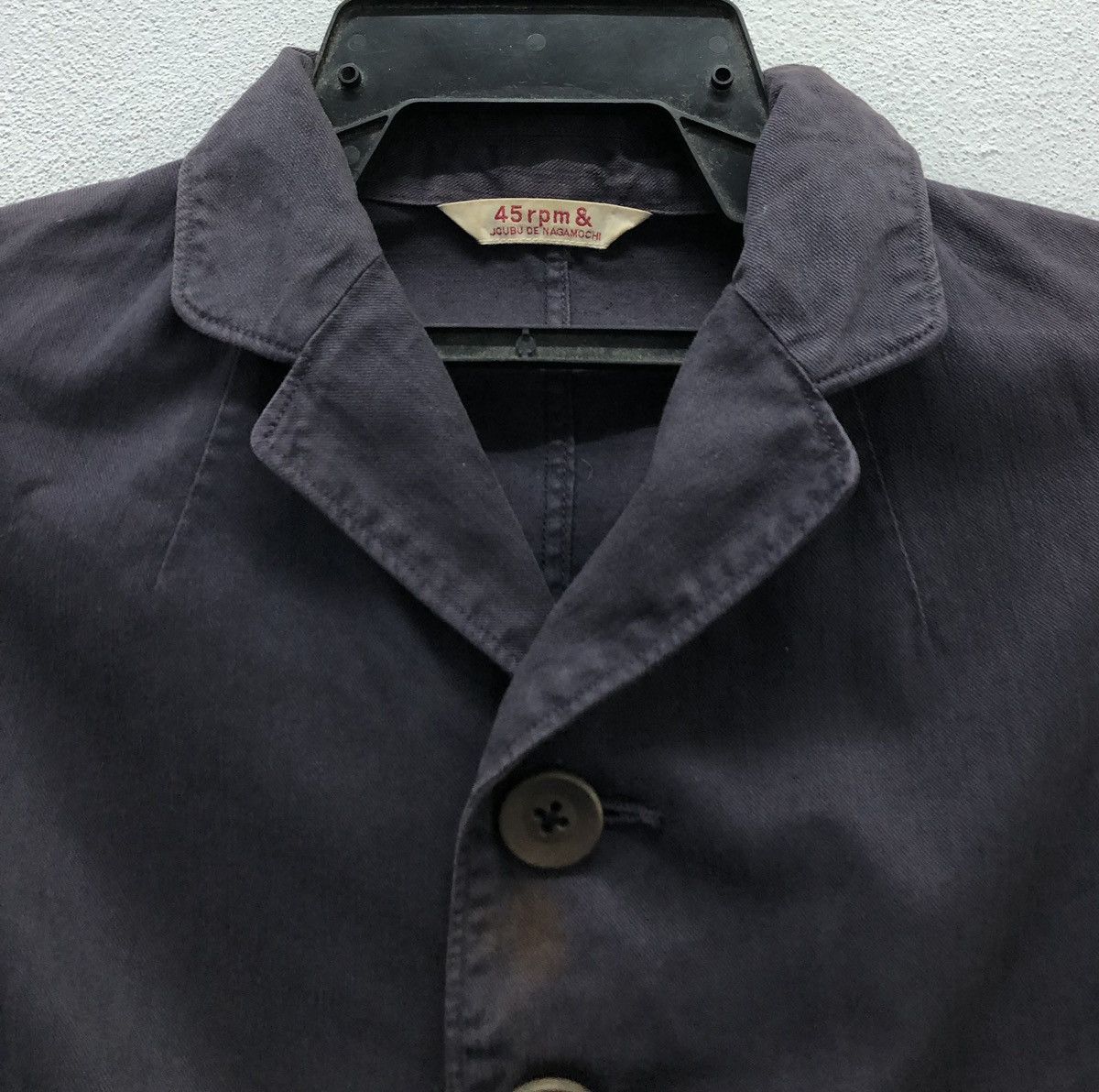 45rpm 45rpm "JOUBU DE NAGAMOCHI" Cotton Work Jacket Size S / US 4 / IT 40 - 3 Thumbnail