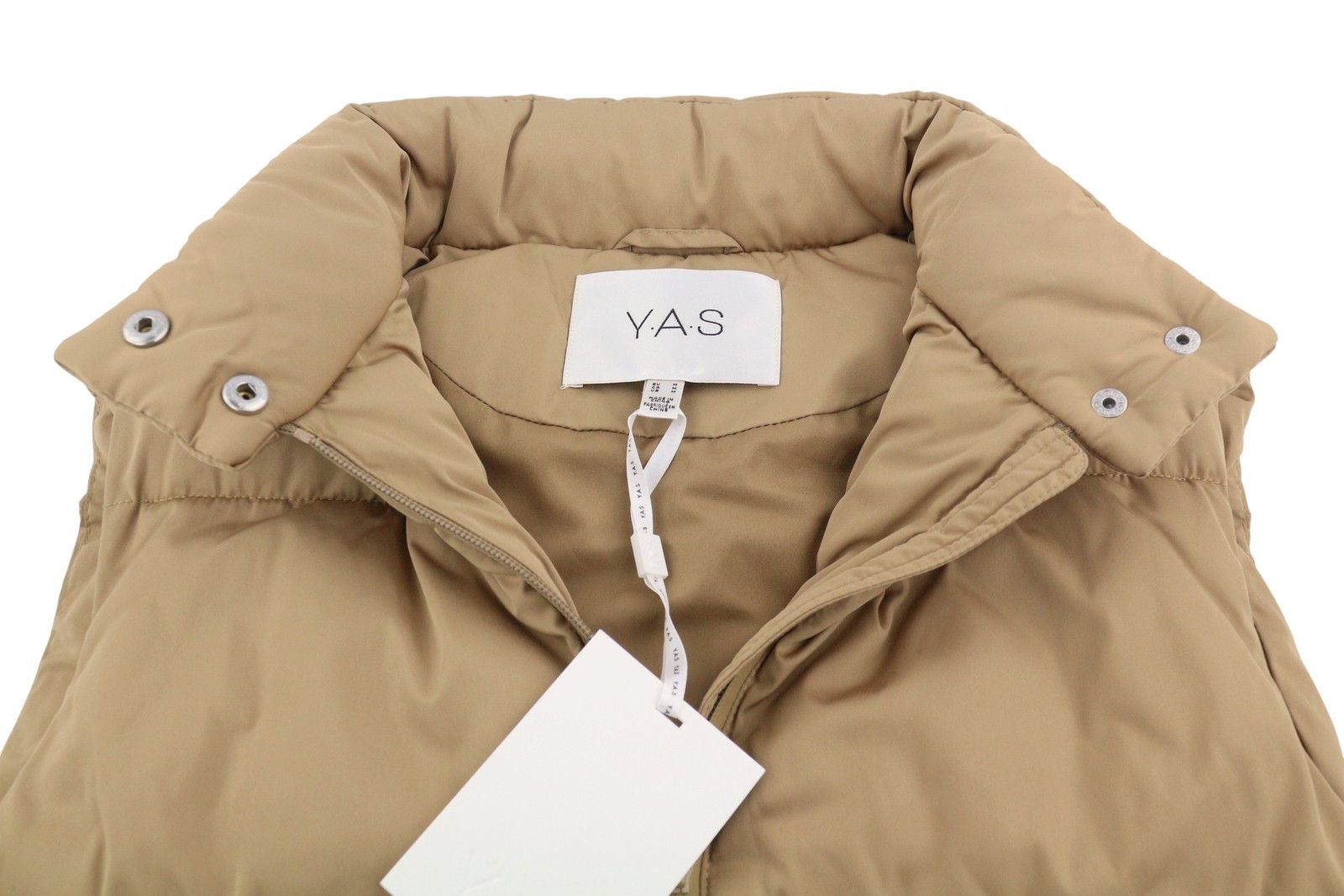 Other ROBERTA PADDED M Brown Quilted High Neck Zip 88037 Size M / US 6-8 / IT 42-44 - 6 Thumbnail