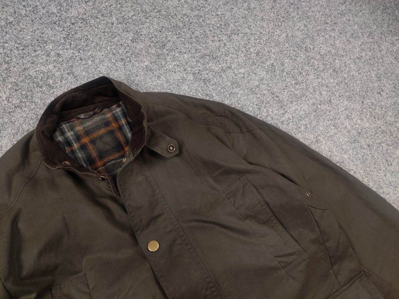 Vintage Vintage England The British Millerain Wax Jacket Barbour Size US S / EU 44-46 / 1 - 4 Thumbnail