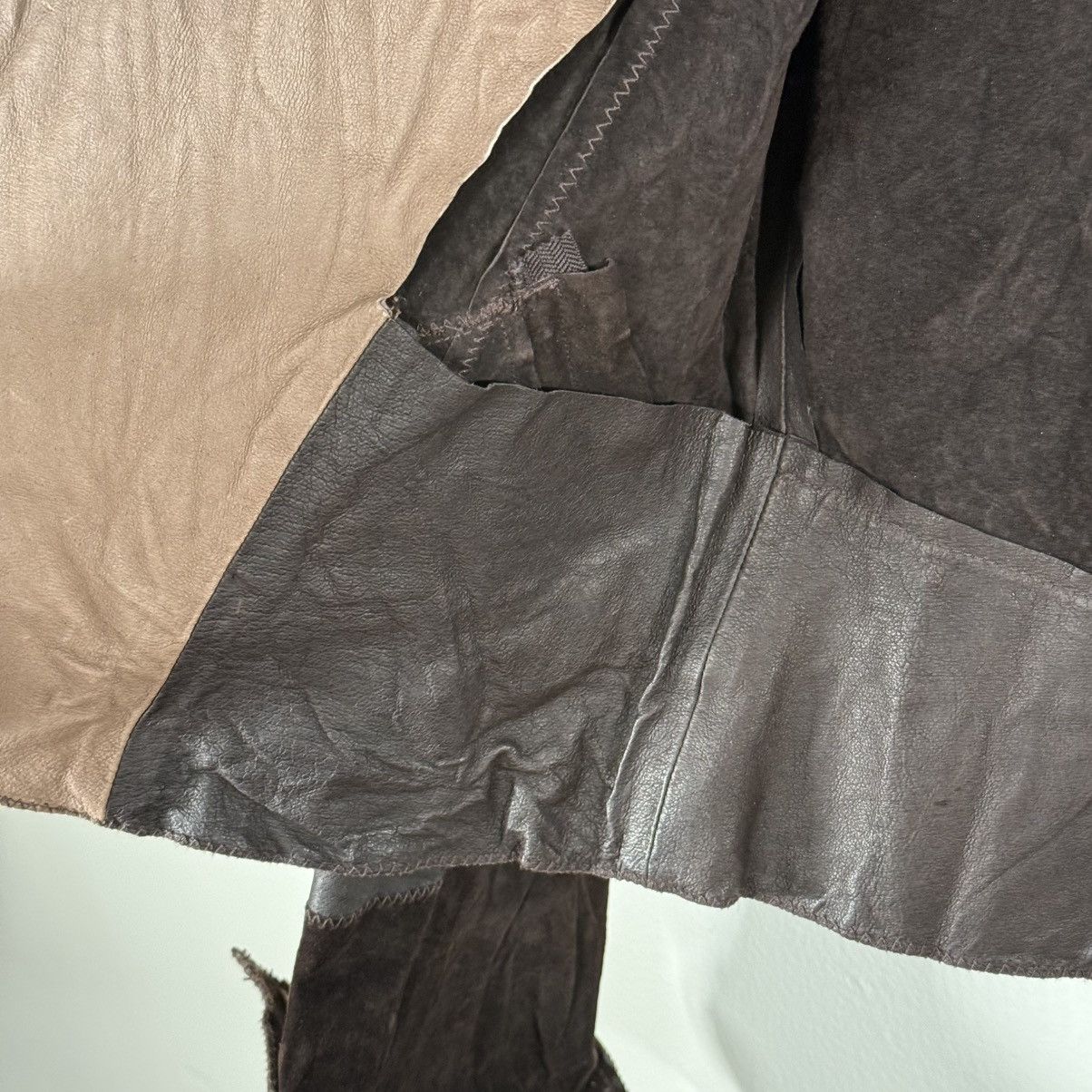 Vintage Illia Brown Leather & Suede Moto Jacket Women’s Size 4 Size S / US 4 / IT 40 - 6 Thumbnail