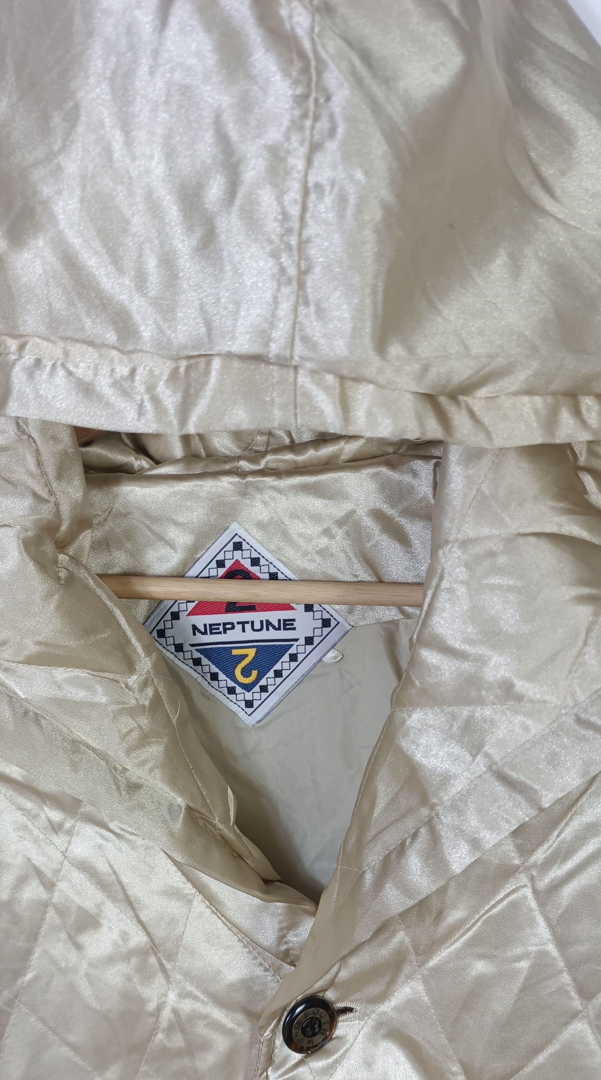 Japanese Brand × Vintage Neptune 2 South Wind Quilted Hoodie Jacket Size US XL / EU 56 / 4 - 8 Thumbnail