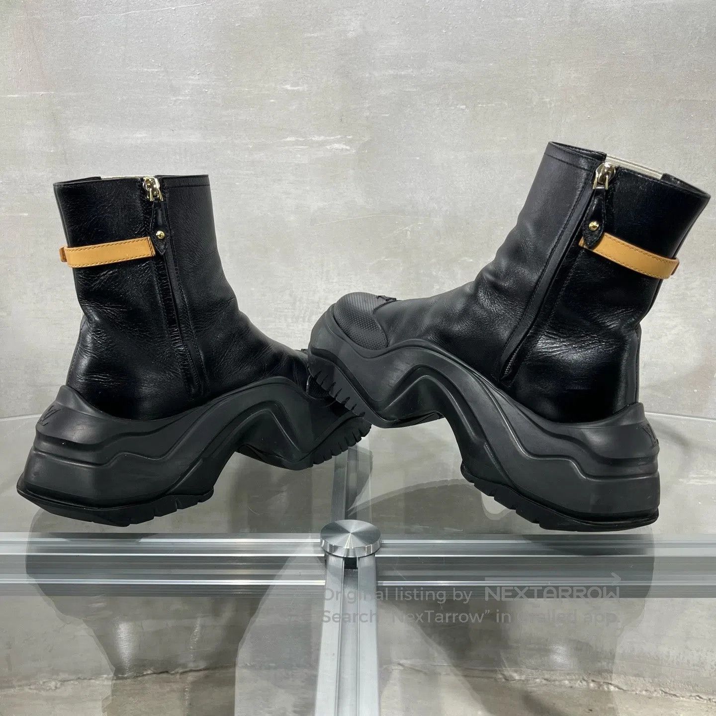 Louis Vuitton Louis Vuitton Archlight2.0 Black Leather boots Size US 7 / IT 37 - 5 Thumbnail