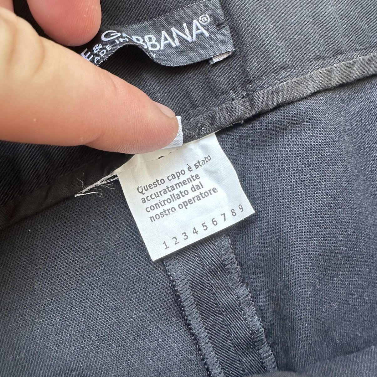 Dolce & Gabbana 2000s Vintage Dolce&Gabbana Low Waist Classic Trousers Pants Size 26" / US 2 / IT 38 - 8 Thumbnail