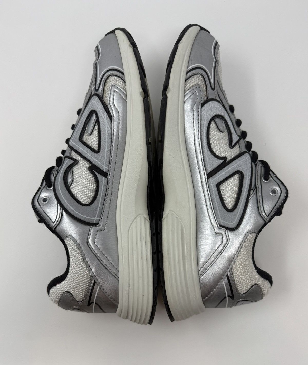 Dior Dior B30 Sneaker Silver White Size US 9 / EU 42 - 3 Thumbnail