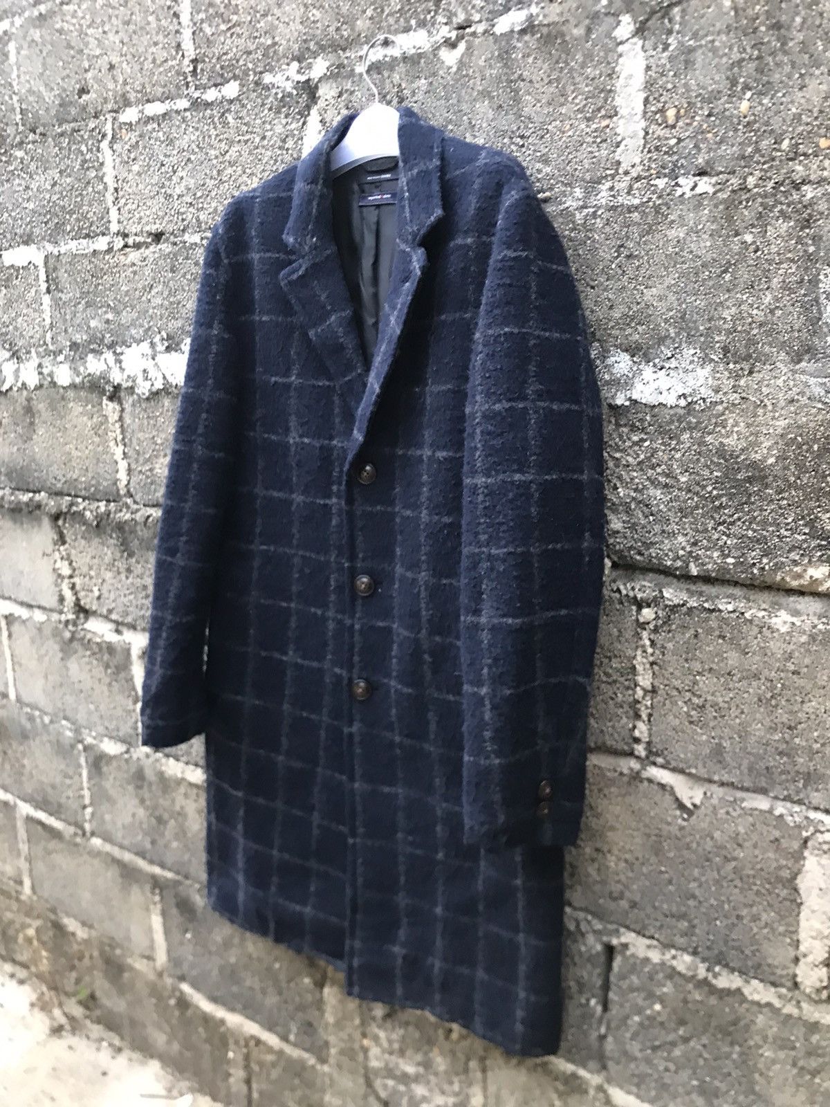 URBAN RESEARCH DOORS 🌟Urban Research Doors Flannel Wool Long Coat Size US M / EU 48-50 / 2 - 3 Thumbnail