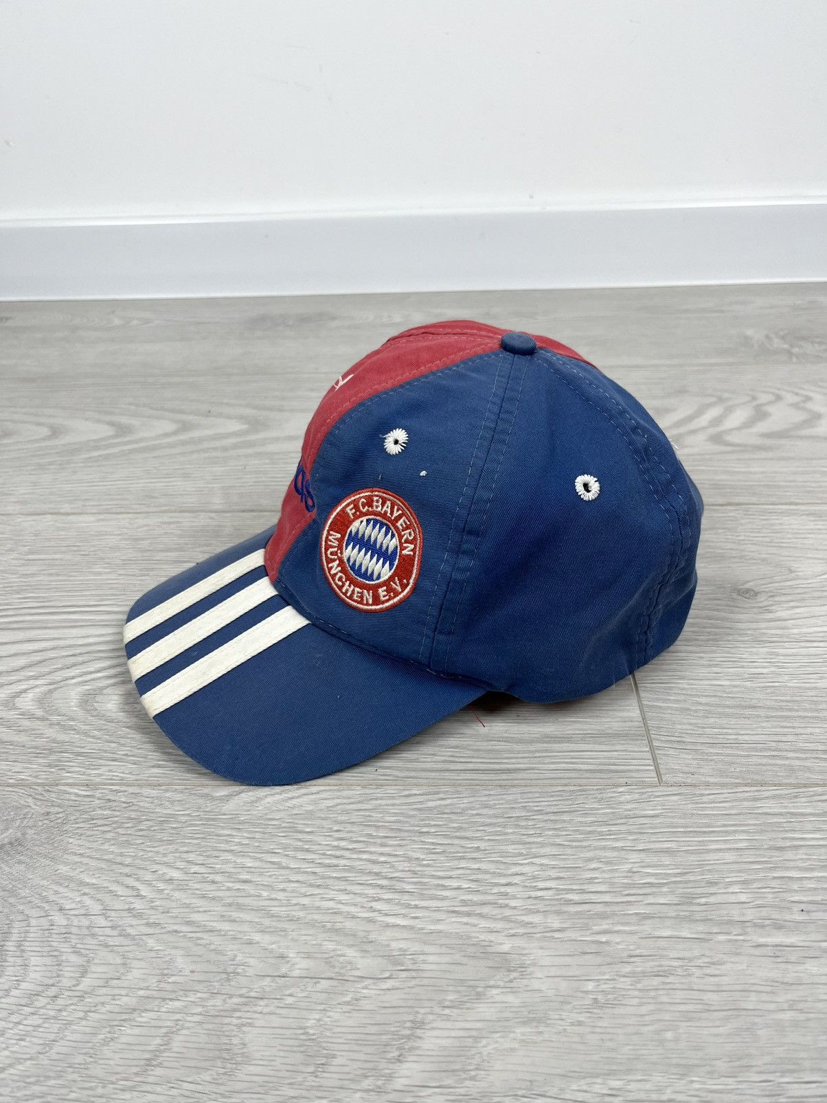 Adidas × Vintage Adidas Bayern Vintage 90s Soccer Team Cap Hat Size ONE SIZE - 3 Thumbnail