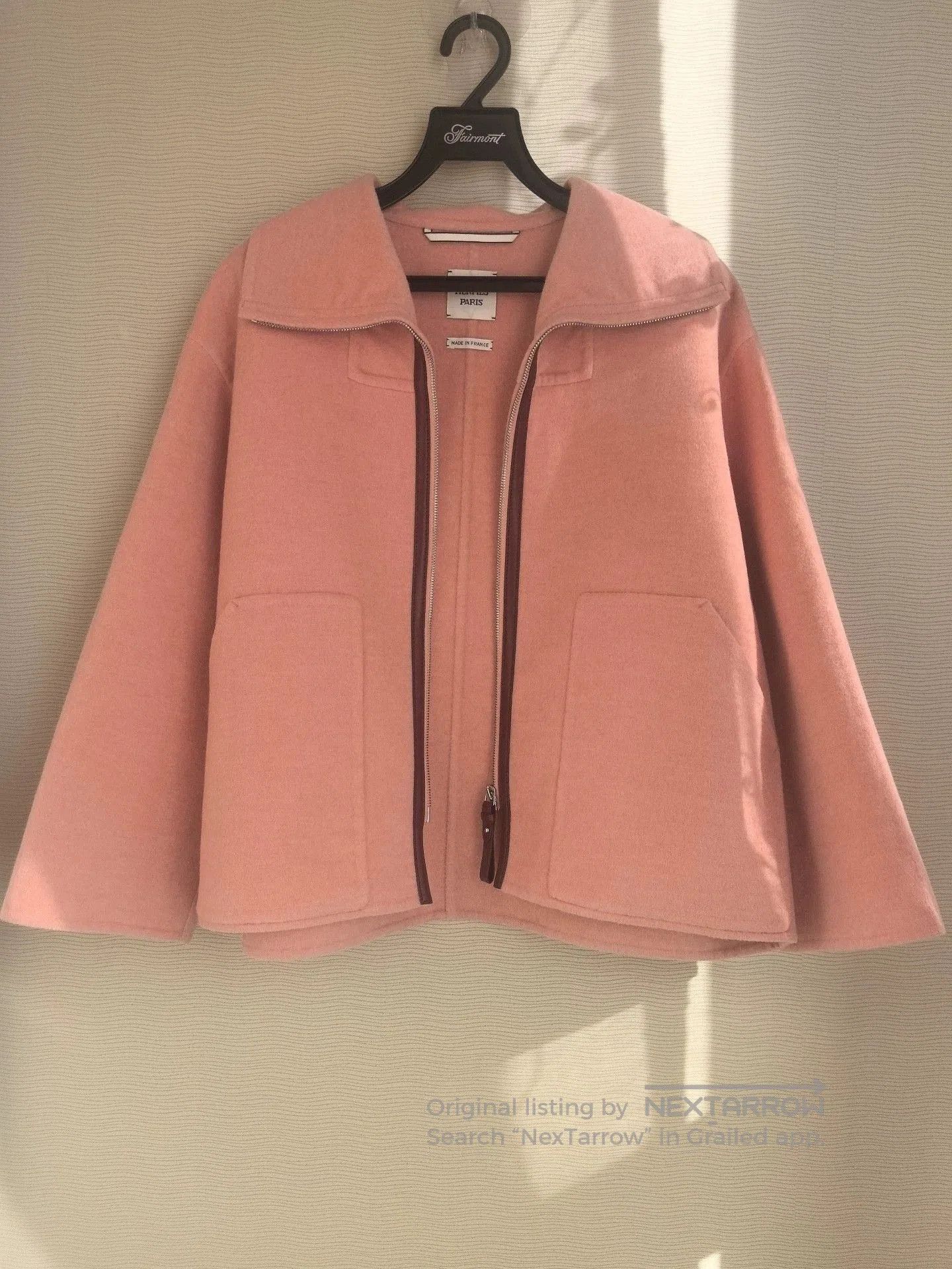 Hermes hermes pink short cashmere jacket. Size US XS / EU 42 / 0 - 7 Thumbnail
