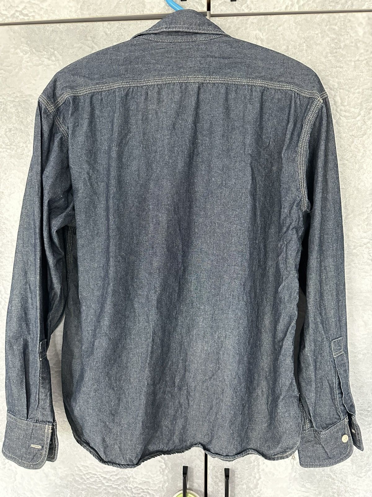 Designer × Japanese Brand Back Number Chambray Size US L / EU 52-54 / 3 - 7 Thumbnail