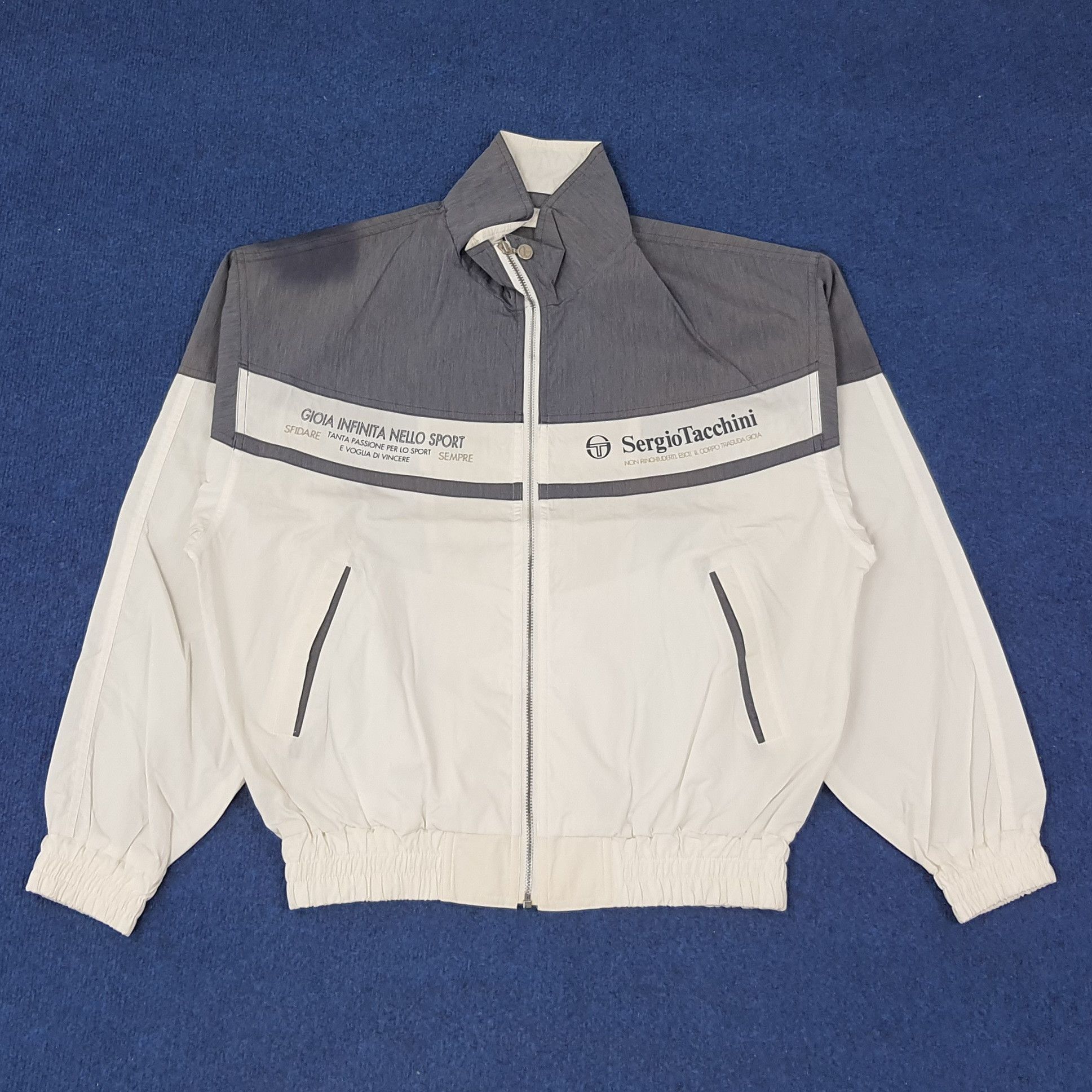 Designer × Sergio Tacchini × Vintage Vintage Sergio Tacchini Outdoor Jacket C222N1 Size US M / EU 48-50 / 2 - 1 Thumbnail