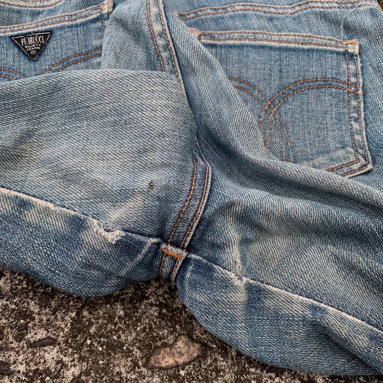 Fiorucci Women Vintage Fiorucci Safety Jeans Japan Denim Size 28" / US 6 / IT 42 - 11 Thumbnail