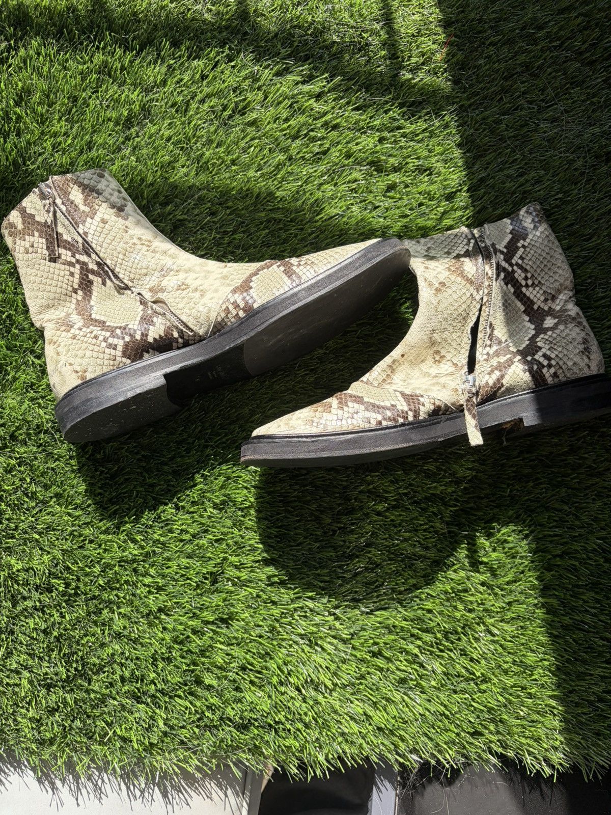 Acne Studios Acne studios boots snake skin size 40EU Size US 10 / IT 40 - 1 Thumbnail