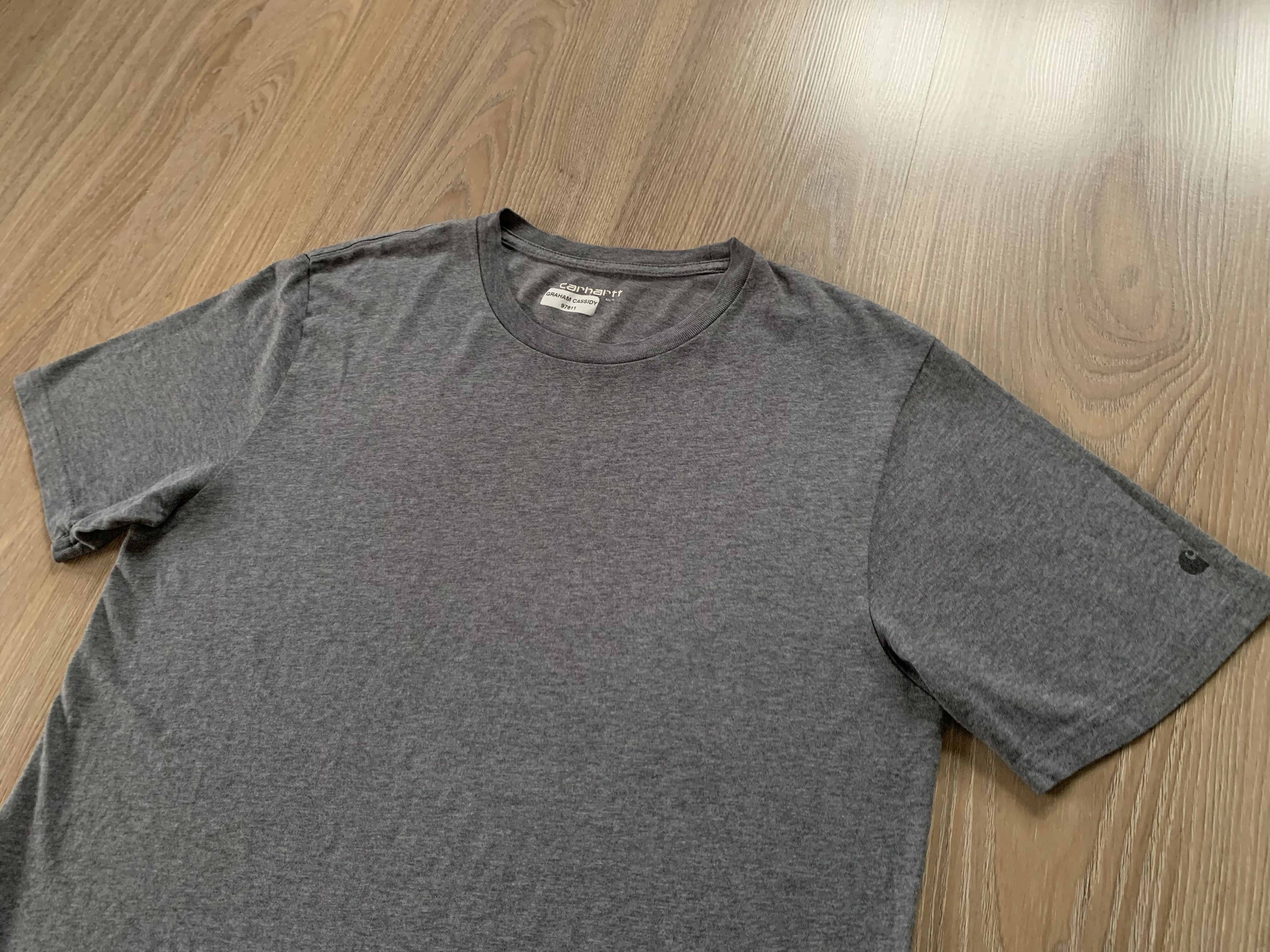 Carhartt × Vintage Vintage Carhartt Grey Base T-Shirt Size US S / EU 44-46 / 1 - 4 Thumbnail