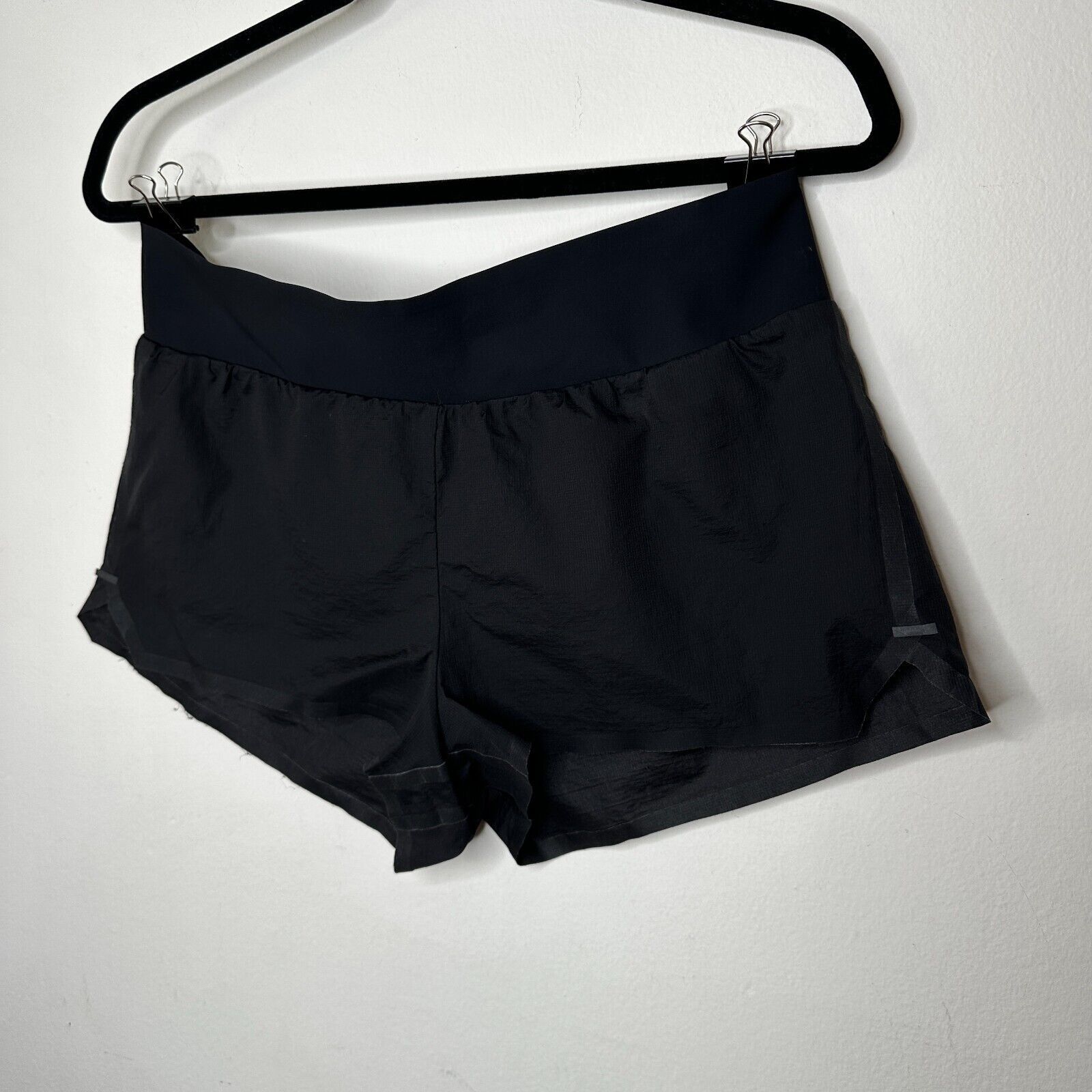 Adidas Adidas Y-3 Sport Spring Sheer Black Wide Band Tech Shorts S Size 24" / US 00 / IT 34 - 3 Thumbnail