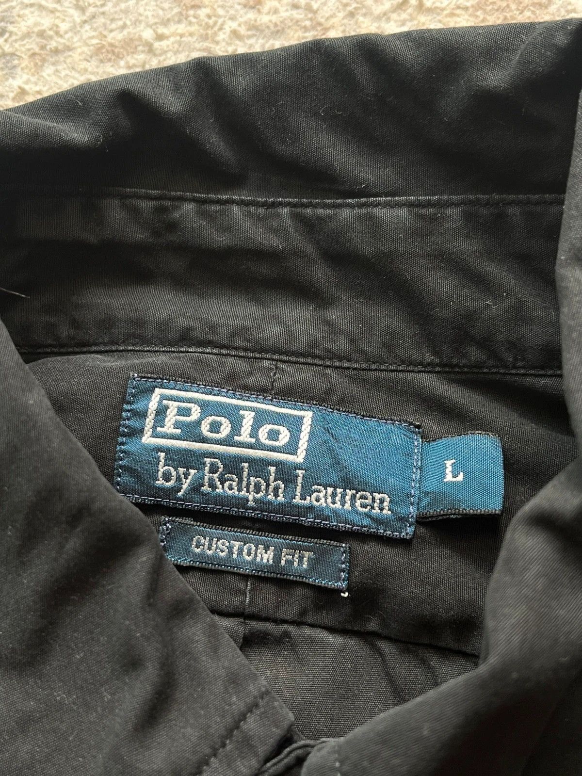 Polo Ralph Lauren Polo Ralph Lauren Sz L Black Purple Small Pony Shirt Size US L / EU 52-54 / 3 - 4 Thumbnail