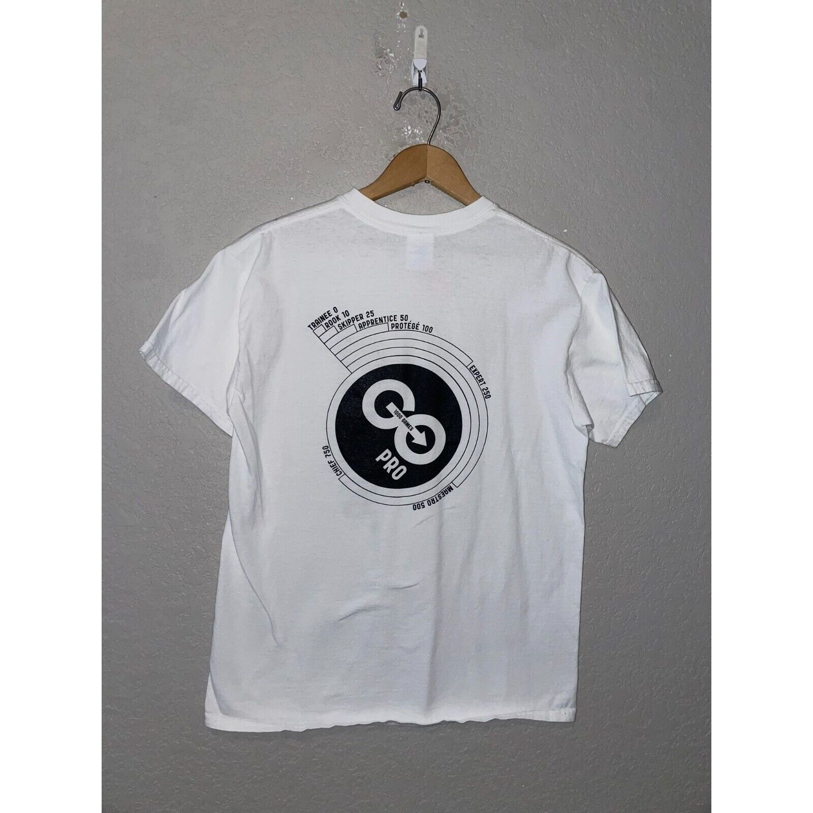 Gildan Go Pro Shirt Mentor Master Chief 1000 Games White Tee Medium Size US M / EU 48-50 / 2 - 1 Thumbnail