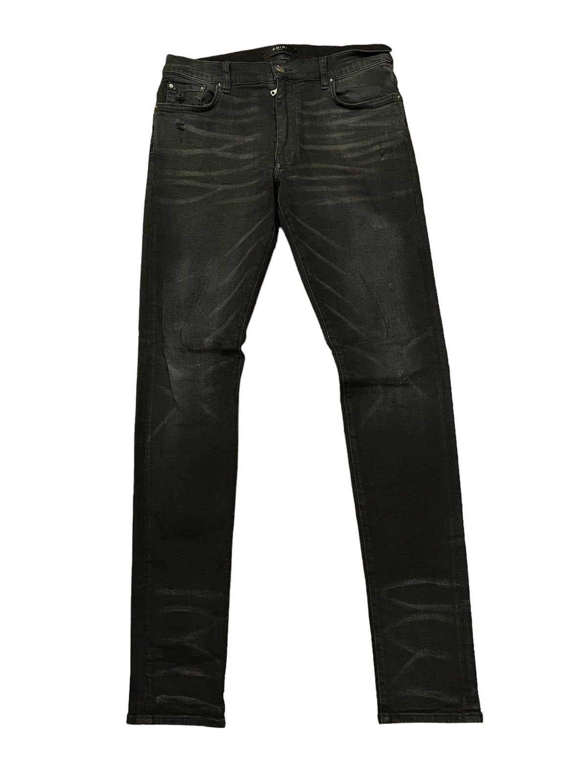 最新モデル Amiri Amiri Mens Black Stack Skinny Denim Jeans | Grailed パンツ