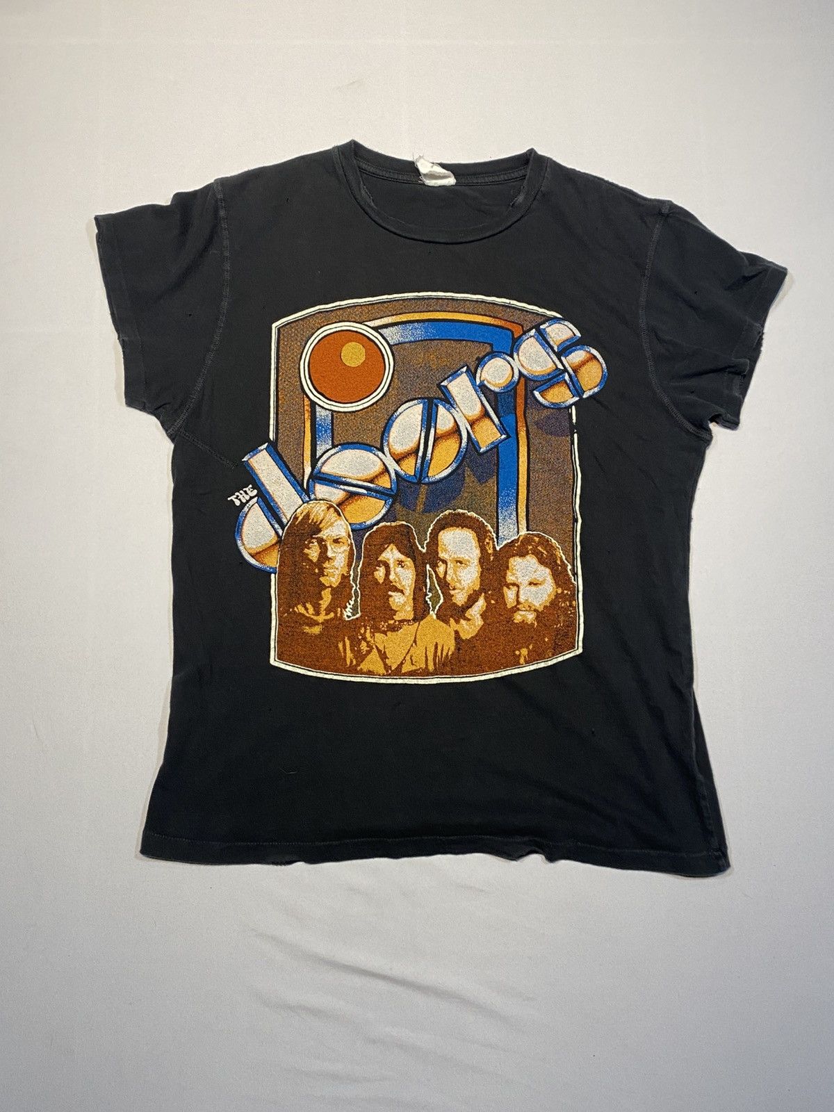 Band Tees Vintage Thrashed The Doors Graphic Tee Size US M / EU 48-50 / 2 - 2 Thumbnail
