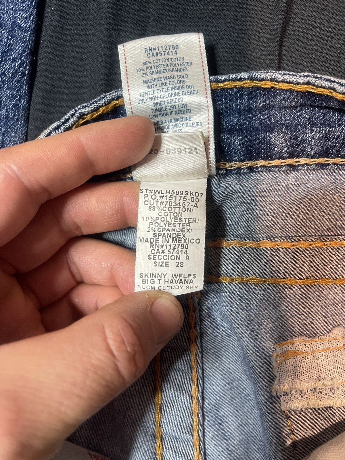True Religion TRUE RELIGION Skinny wflps Big T Havana Size 28" / US 6 / IT 42 - 14 Thumbnail