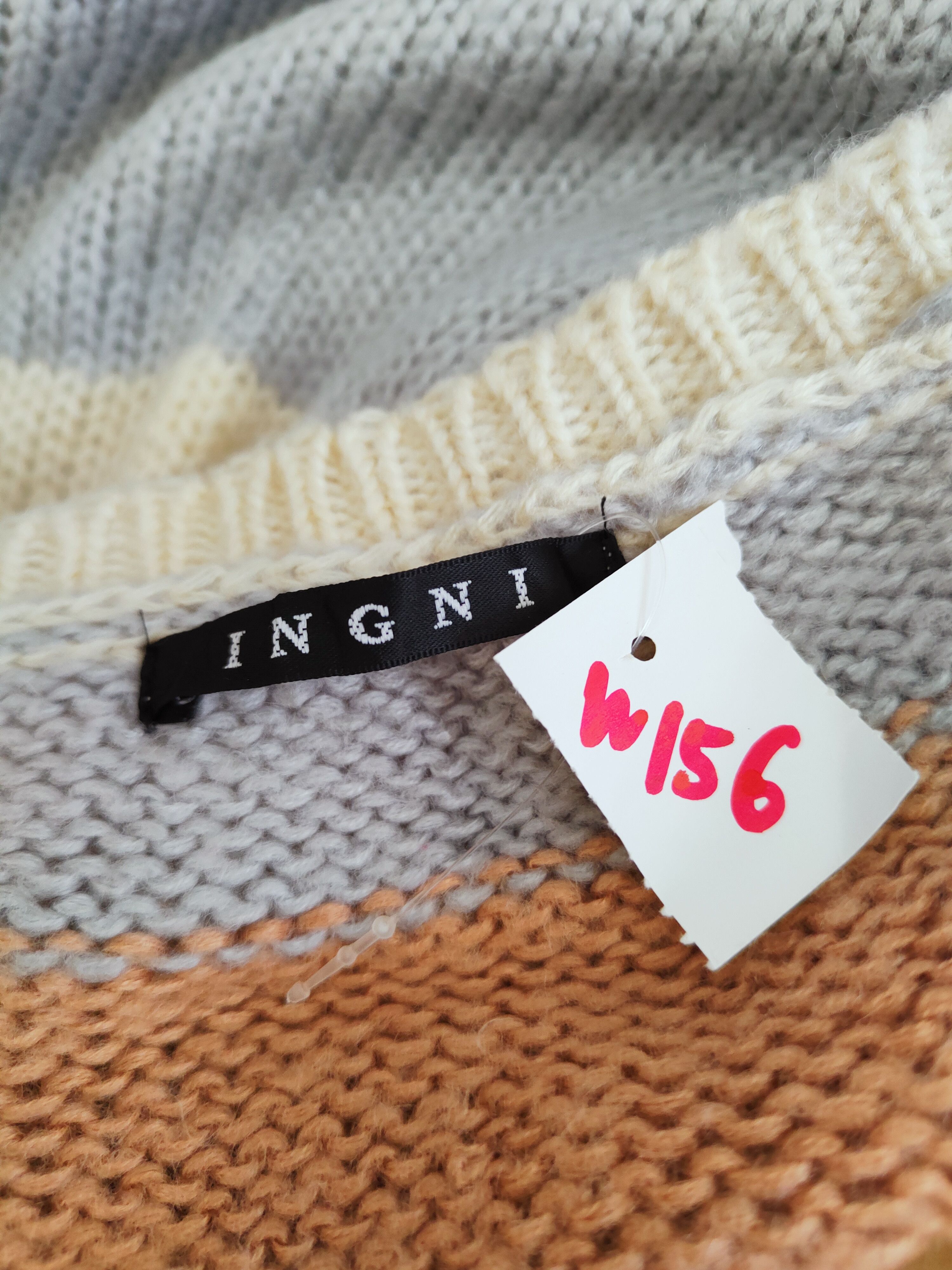 Homespun Knitwear Ingni Cream Knitwear Sweatshirts #W156 Size US M / EU 48-50 / 2 - 11 Thumbnail