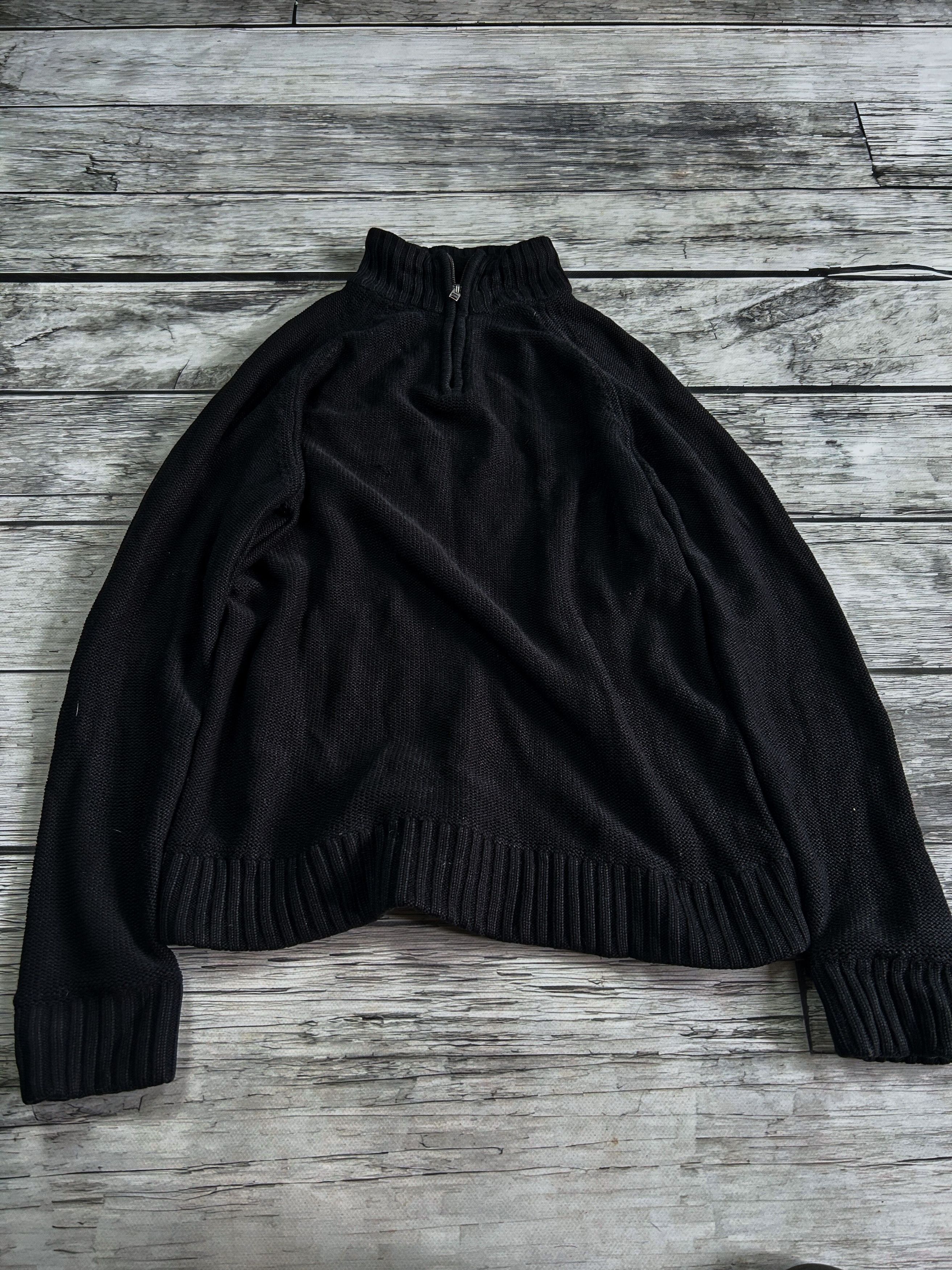 Japanese Brand Vintage Streetwear Avant Garde Sweater Zip Up Black 90s Size US M / EU 48-50 / 2 - 3 Thumbnail