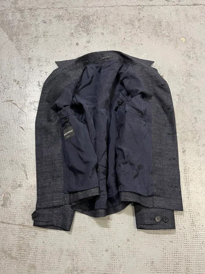 Emporio Armani AW2015 Emporio Armani Wool Navy Jacket Size US M / EU 48-50 / 2 - 7 Thumbnail