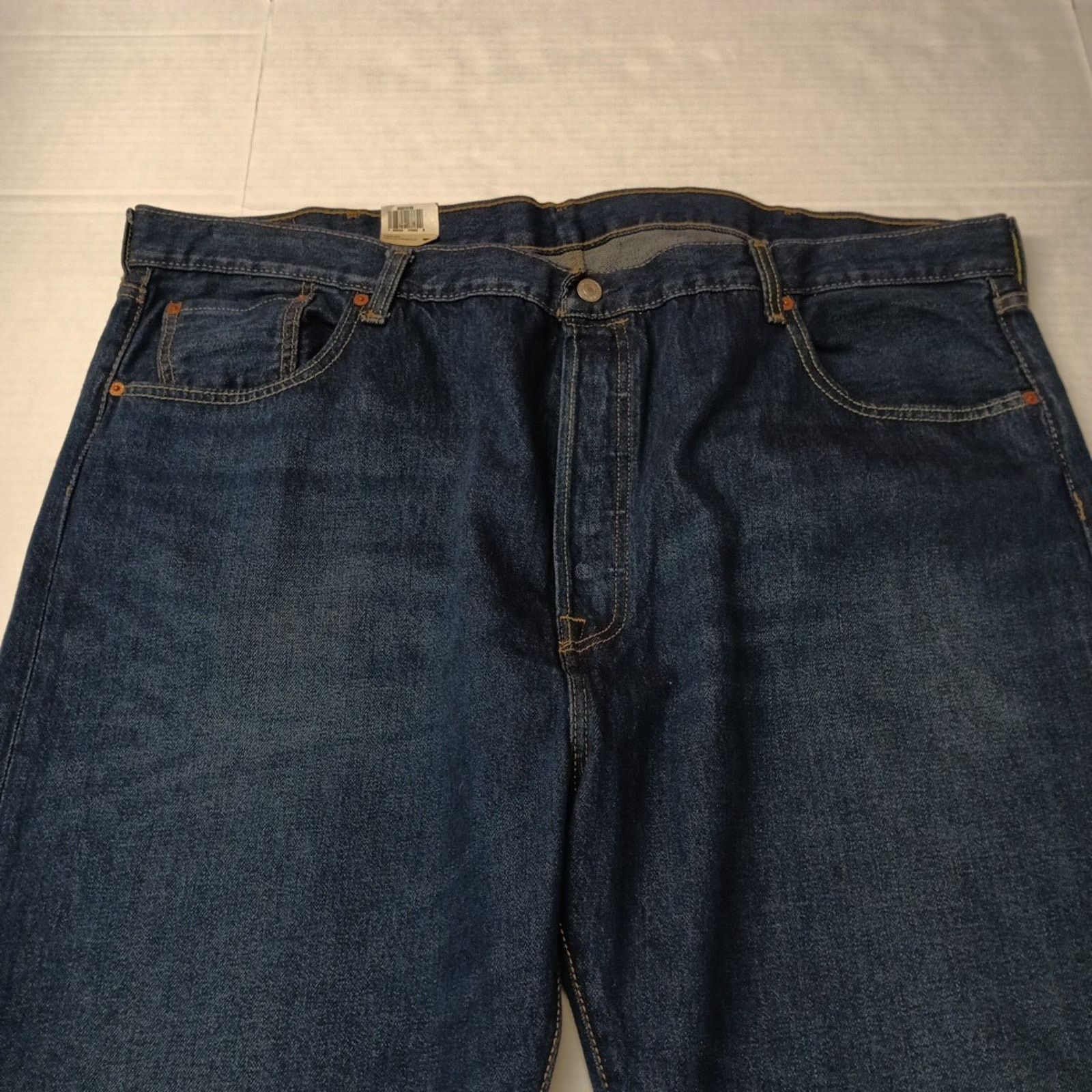 Levi's Levi's 501 Original Jeans Men 46x30 Blue Button Fly Straight Size US 44 / EU 60 - 4 Thumbnail