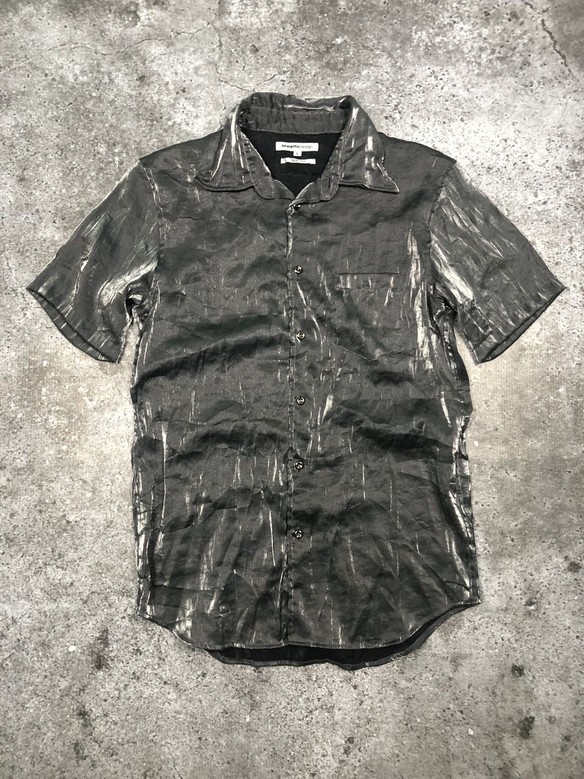 semanticdesign Semantic Design Silver Metal Button Shirt Size US L / EU 52-54 / 3 - 2 Thumbnail
