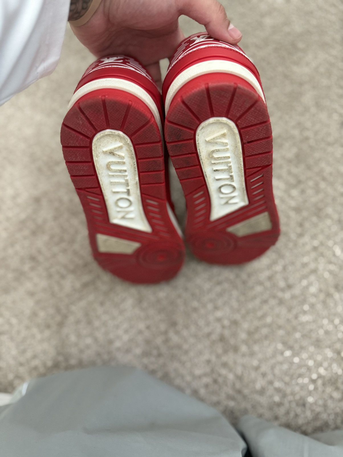 Louis Vuitton Louis Vuitton Trainer “Product Red” Size US 8.5 / EU 41-42 - 9 Thumbnail