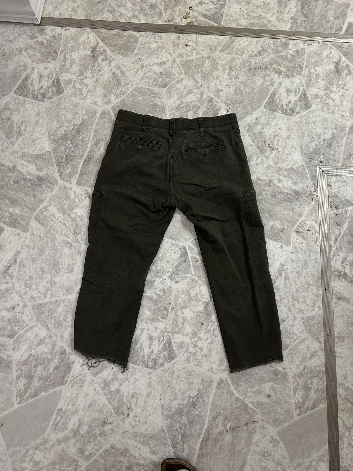Lee Lee Olive Green Relaxed fit cargo pants Size US 34 / EU 50 - 2 Thumbnail
