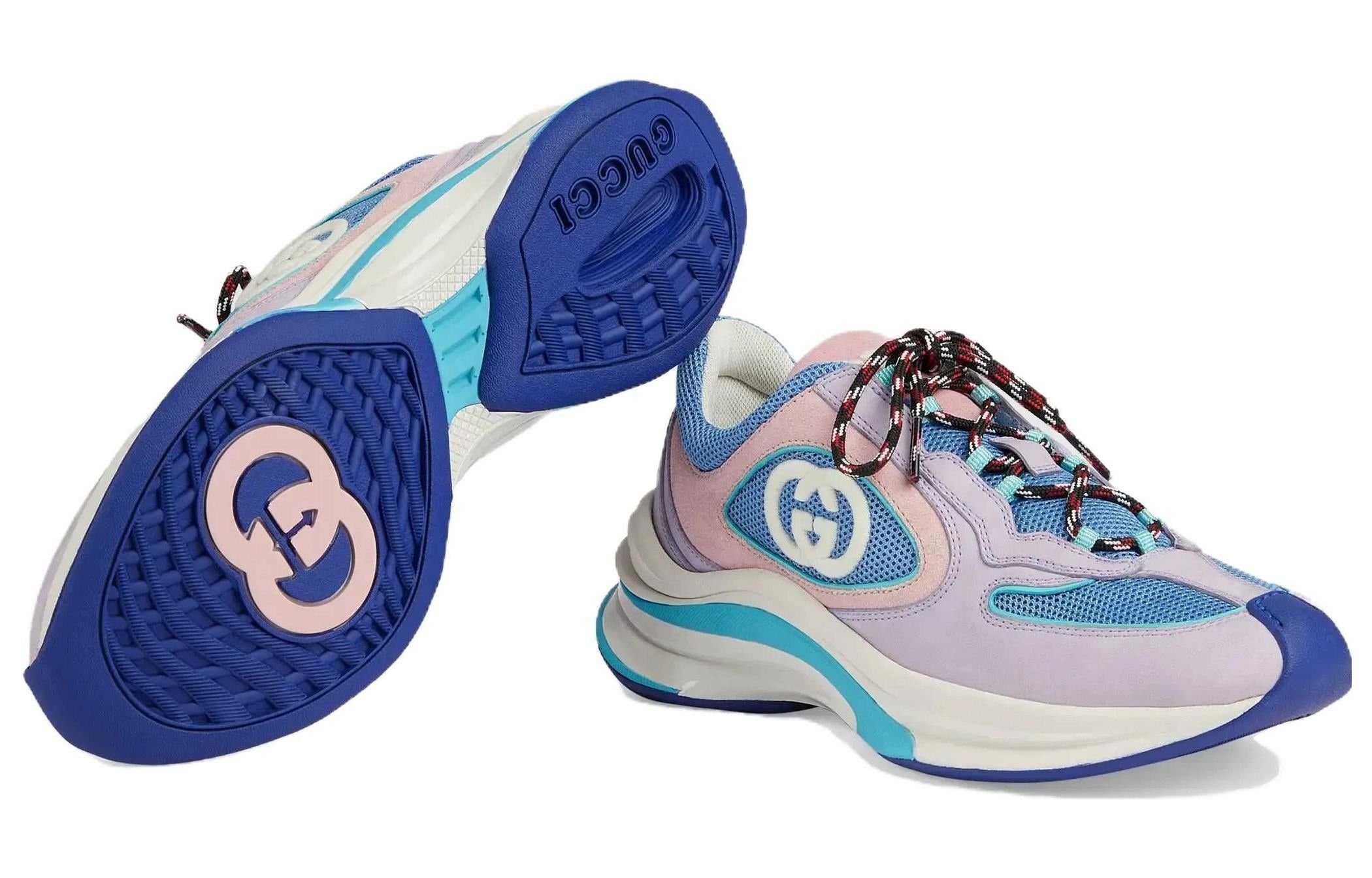 Gucci o1s1wg110225 Women's Gucci Run Sneakers in Multicolor Size US 10 / IT 40 - 6 Thumbnail