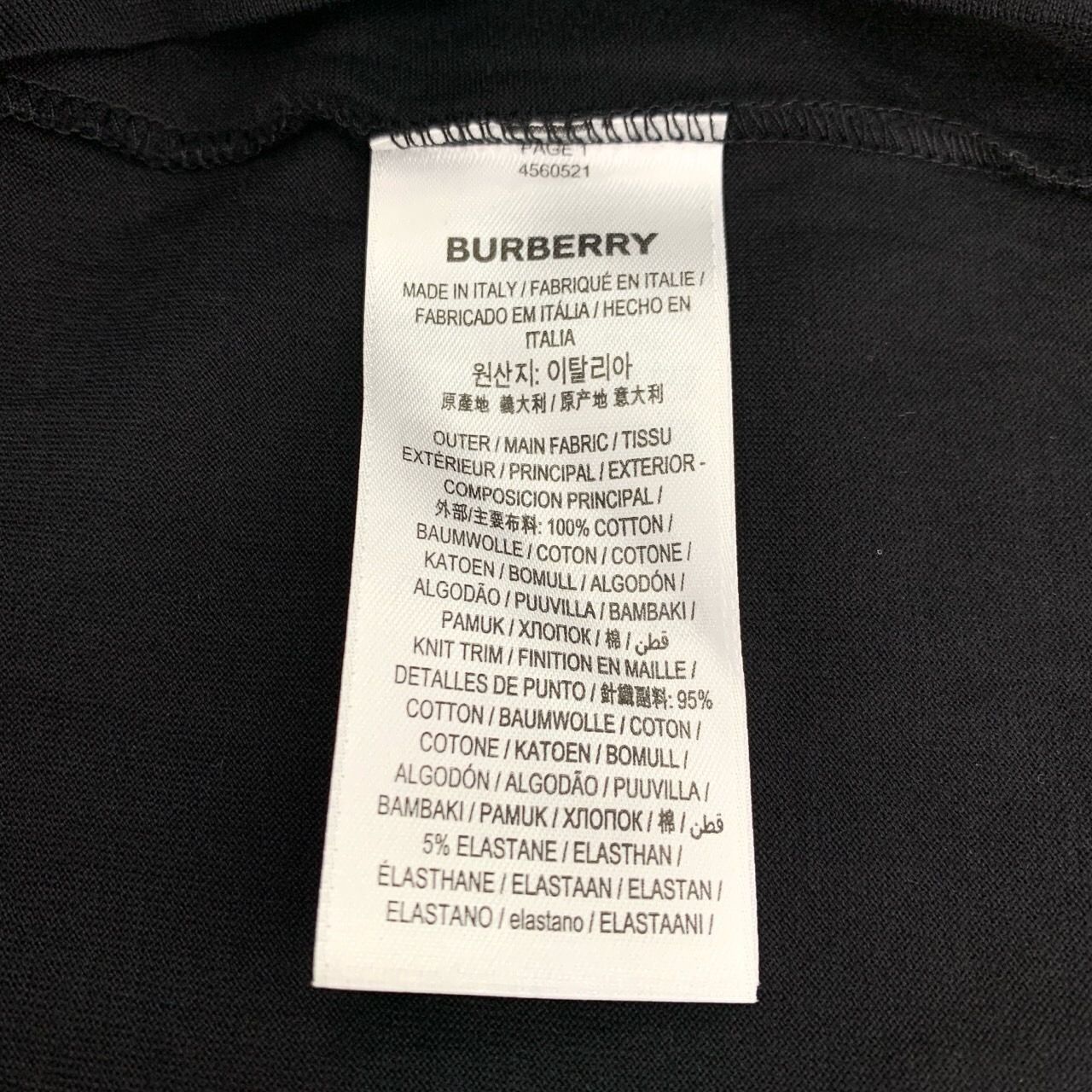 Burberry Burberry "Cow" Graphic Black Oversized T-Shirt W/ Photo Prin Size US M / EU 48-50 / 2 - 7 Thumbnail
