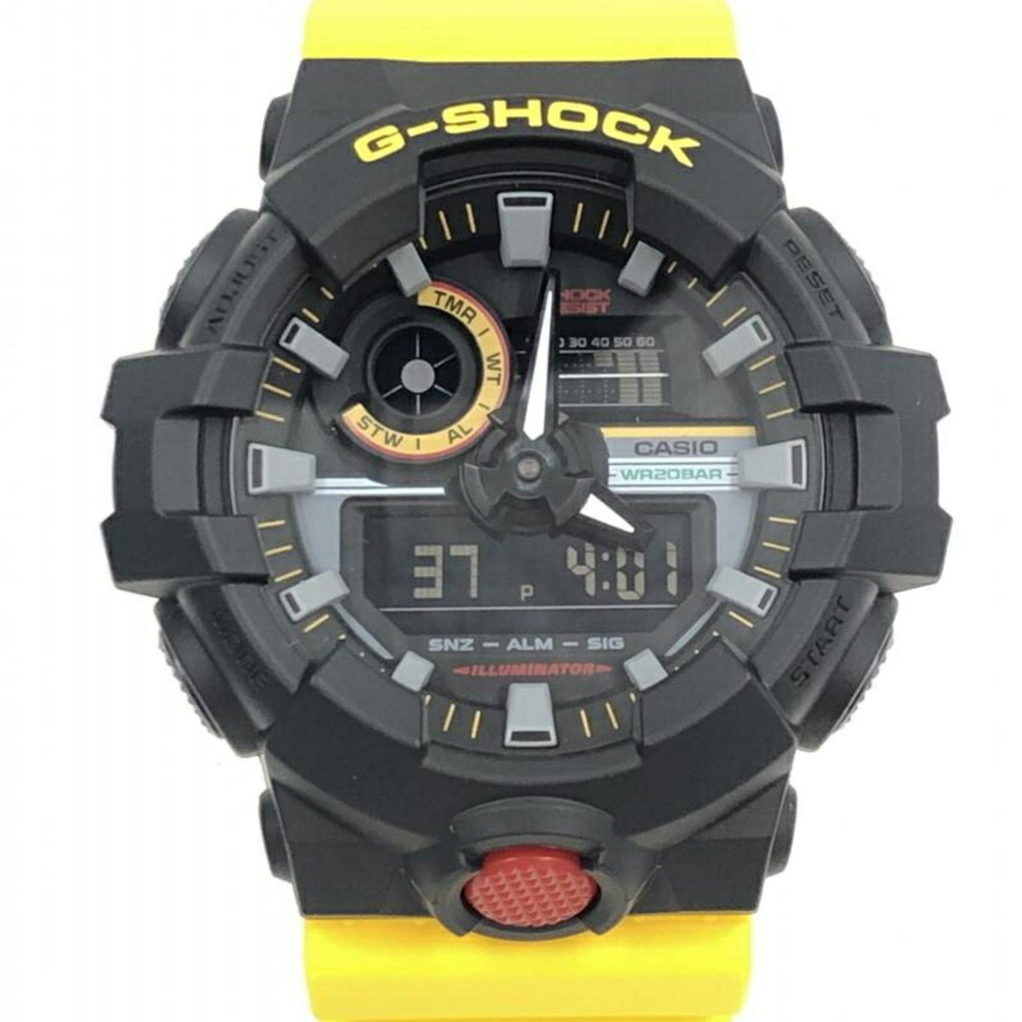 image of Casio G-Shock Watch Ga-700Mt-1A9Jf Yellow Quartz G-Shock, Women's