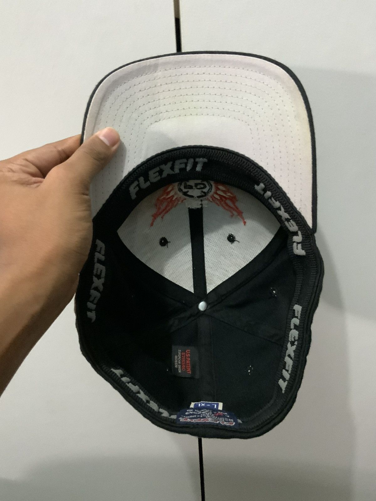 Japanese Brand Fire Racing Embroidered Fitted Hat Size ONE SIZE - 7 Thumbnail