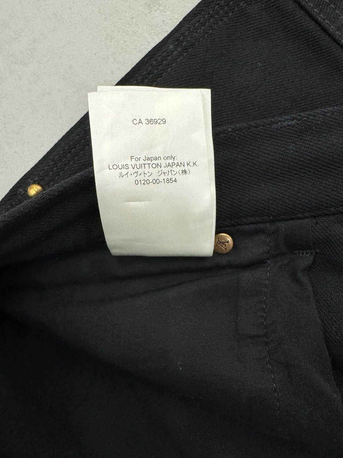 Louis Vuitton Louis Vuitton Monogram Detail Carpenter Denim Pants Black Size US 36 / EU 52 - 4 Thumbnail