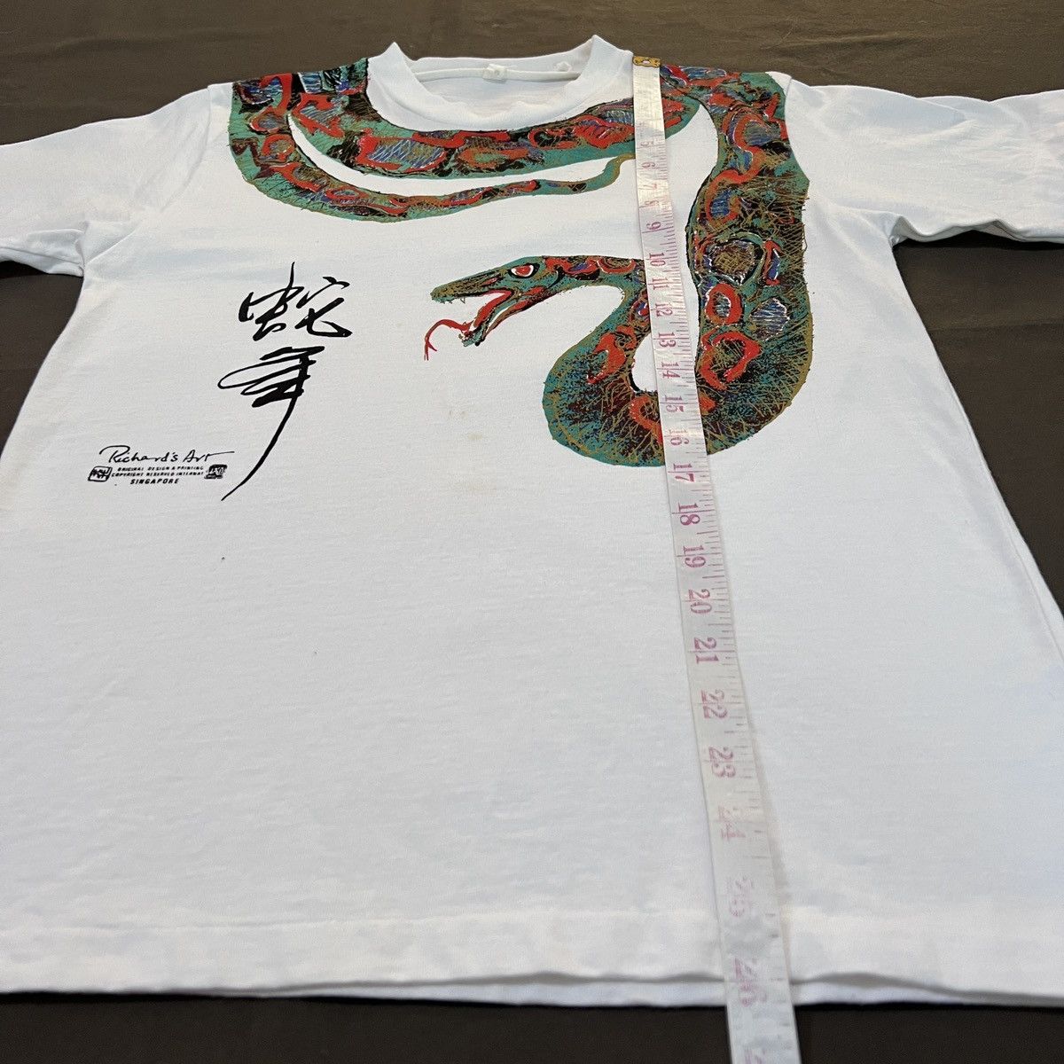 Vintage Vintage 90s Richard Printing Fine art Promo Tee Size US M / EU 48-50 / 2 - 11 Thumbnail