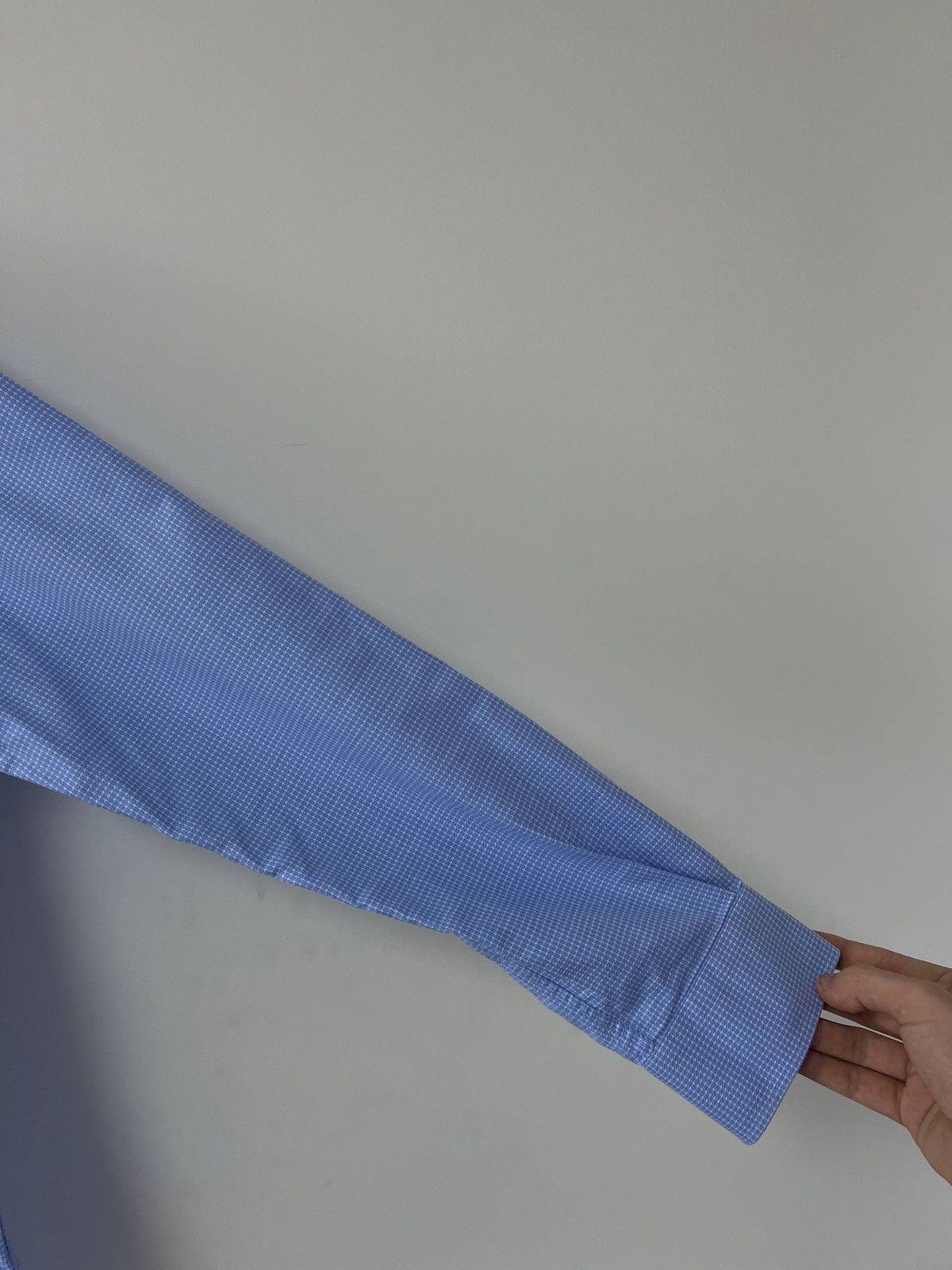 Boggi Authentic Boggi Milano Tailored Fit Button Shirt Blue 41/16 Size US XS / EU 42 / 0 - 14 Thumbnail