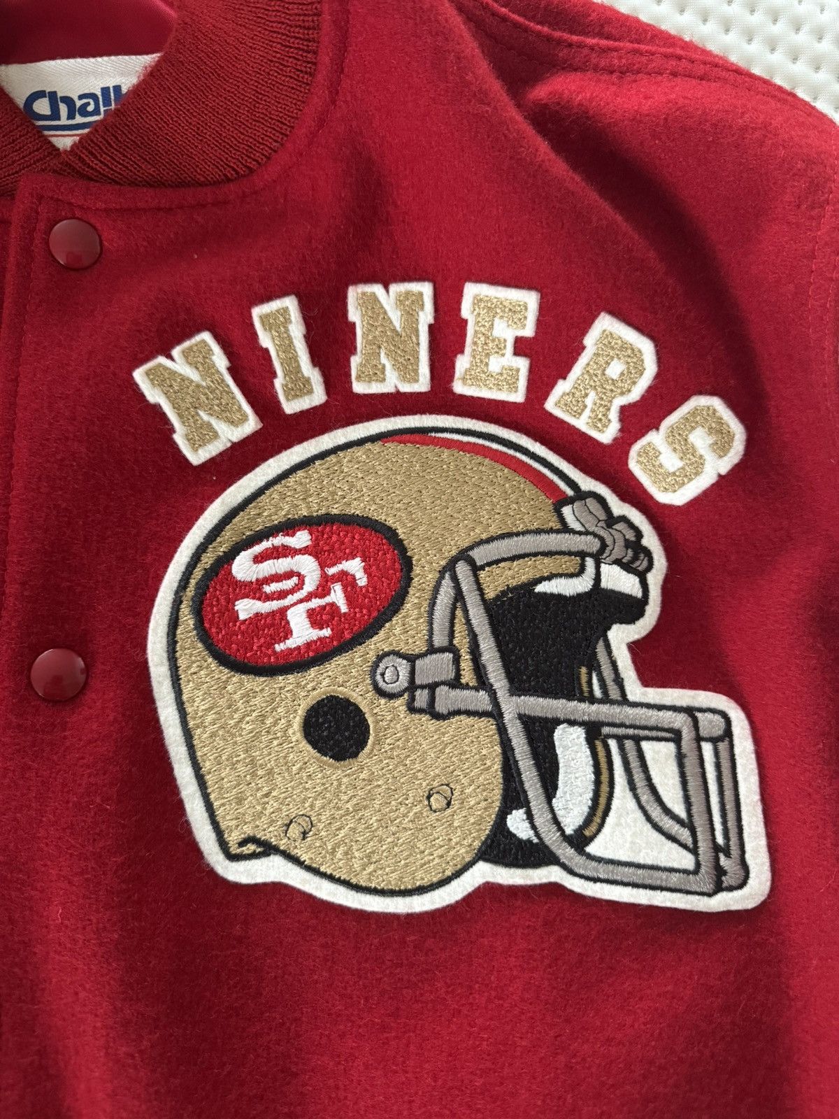 Chalk Line VINTAGE CHALK LINE 49ers LETTERMEN JACKET Size US L / EU 52-54 / 3 - 2 Thumbnail