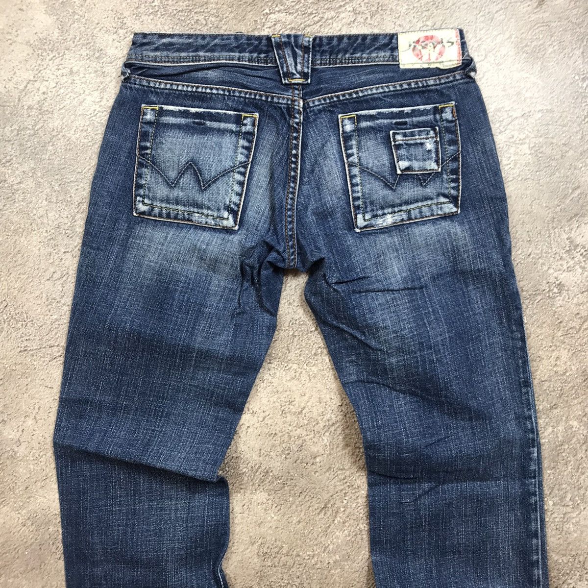 Vintage Vintage 90s Baggy Distressed Faded Jeans Grunge Streetwear 2 Size 27" / US 4 / IT 40 - 5 Thumbnail