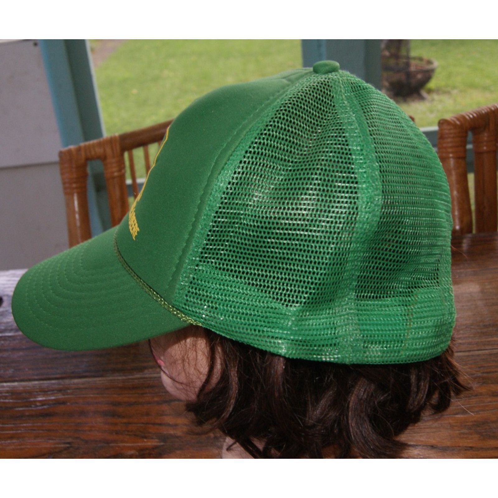 John Deere VTG John Deere Trucker Mesh Snapback Hat Cap Size ONE SIZE - 5 Thumbnail