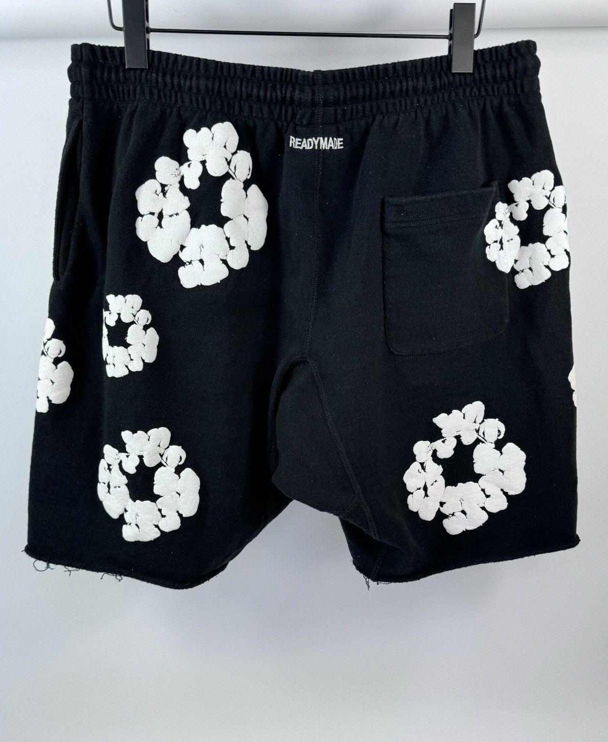 DENIM TEARS × READYMADE PUFF LOGO SHORTS Size US 38 / EU 54 - 1 Thumbnail