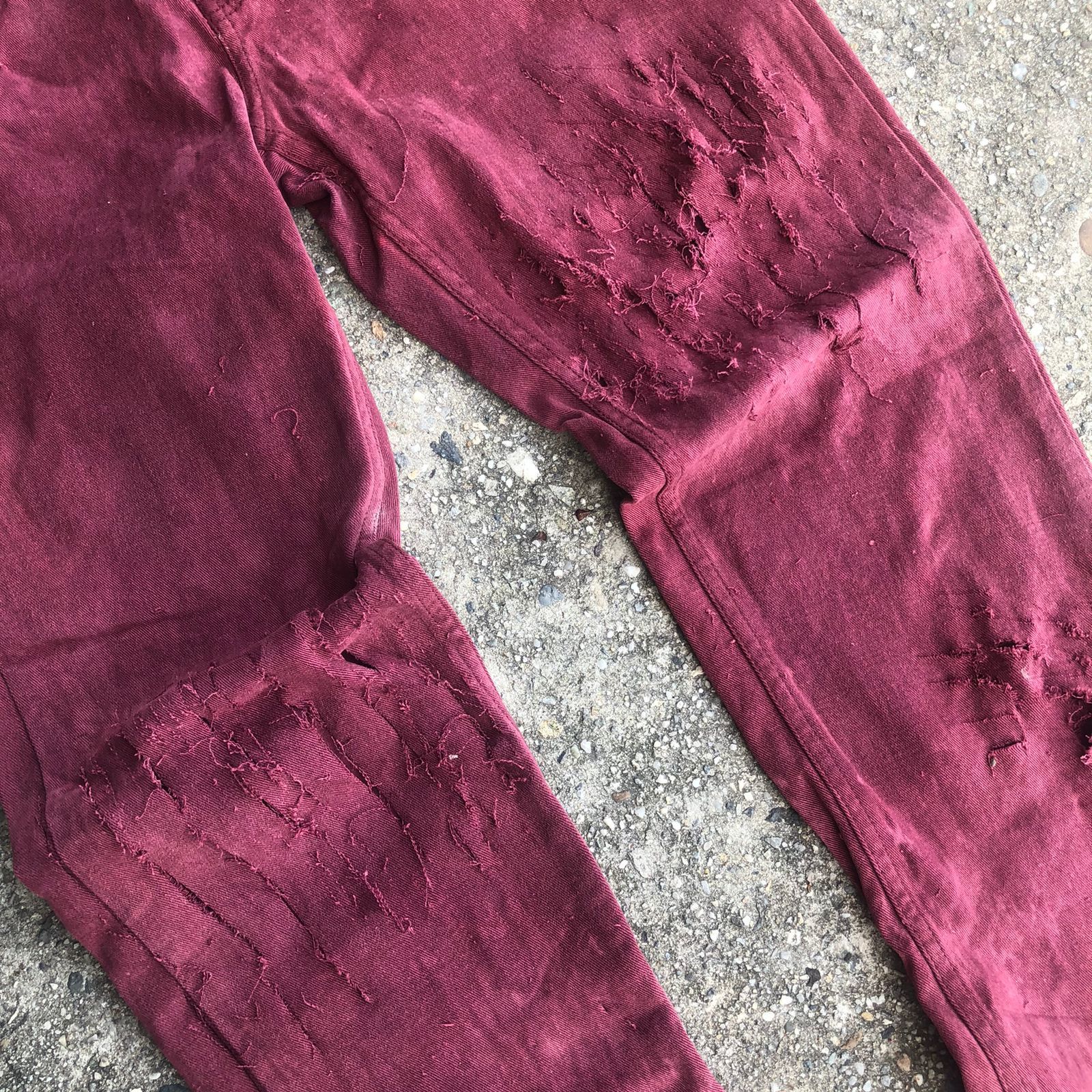 Helmut Lang Helmut Lang Distressed Pants Size US 33 - 6 Thumbnail