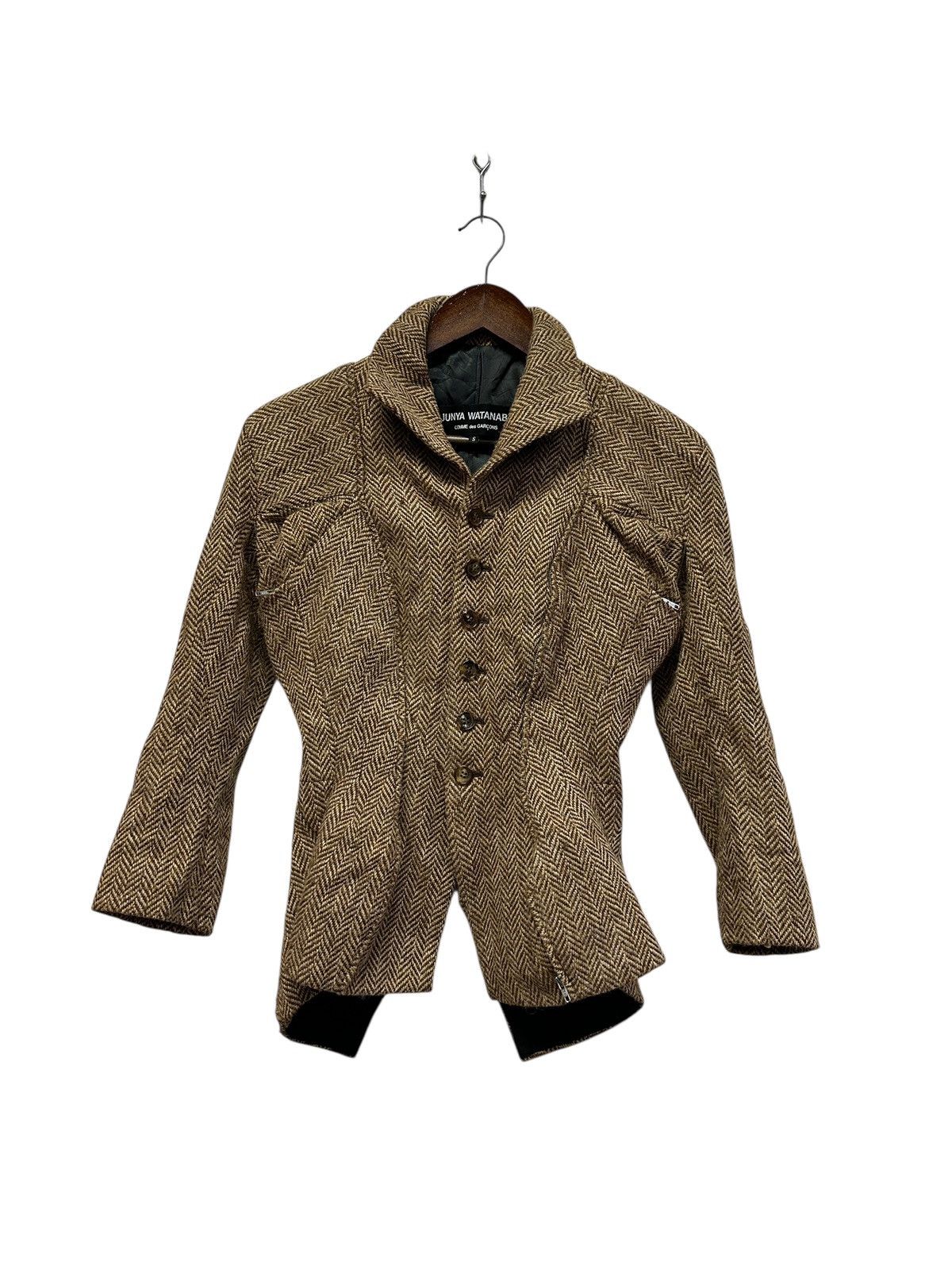 Junya Watanabe 🔥rare junya watanabe 1999 runway vintage tweed jacket Size S / US 4 / IT 40 - 1 Thumbnail